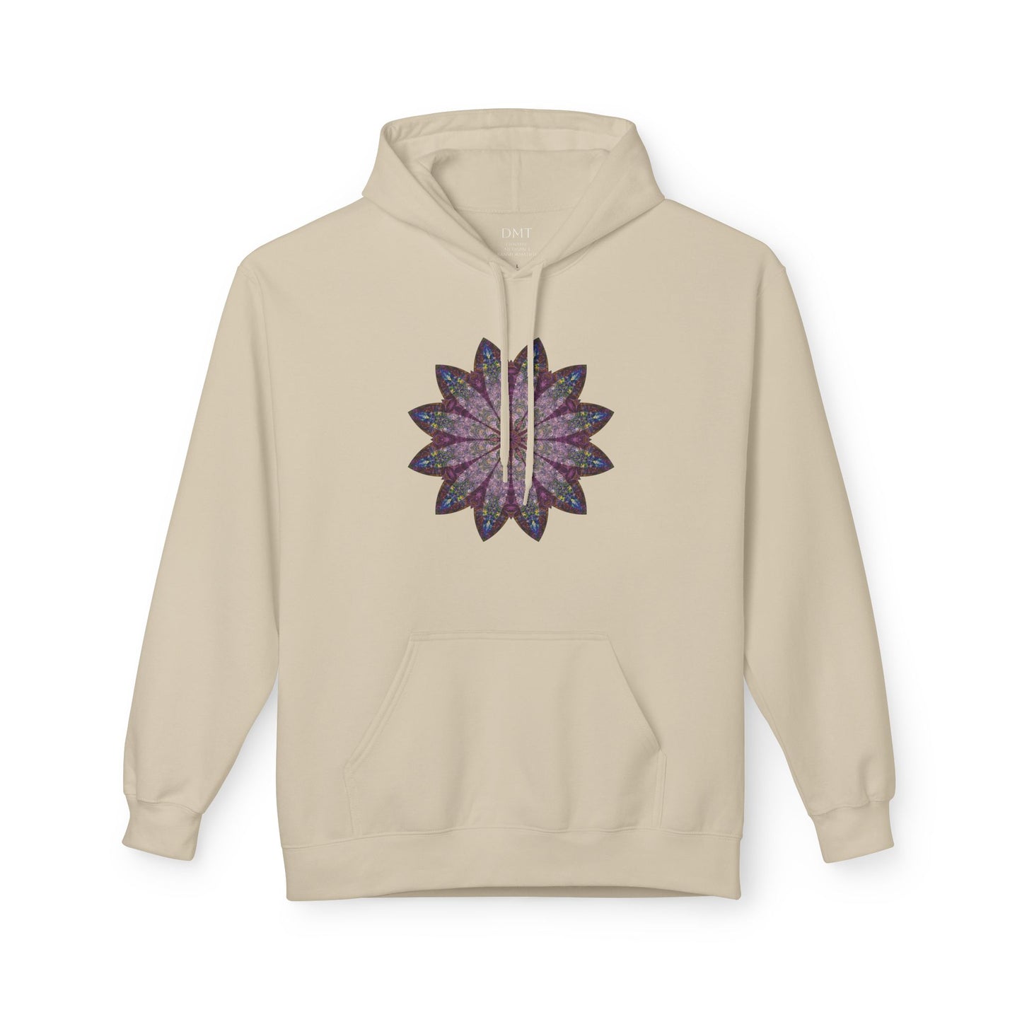 Unisex Midweight Softstyle Fleece Hoodie - Love Light Mandalas No.17