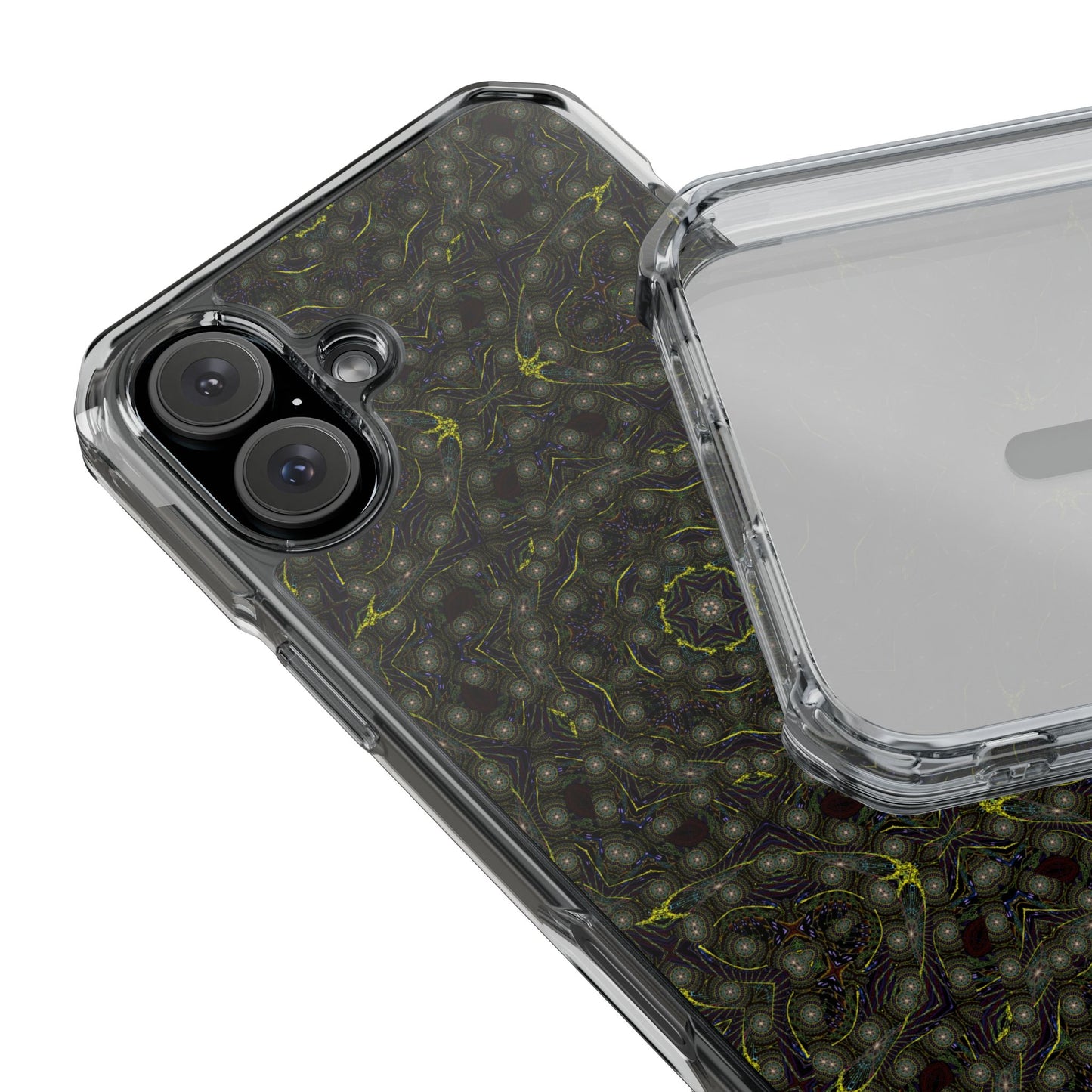 iPhone 16 Magnetic Clear Impact Case - P5 Kaleidoscopic No.2