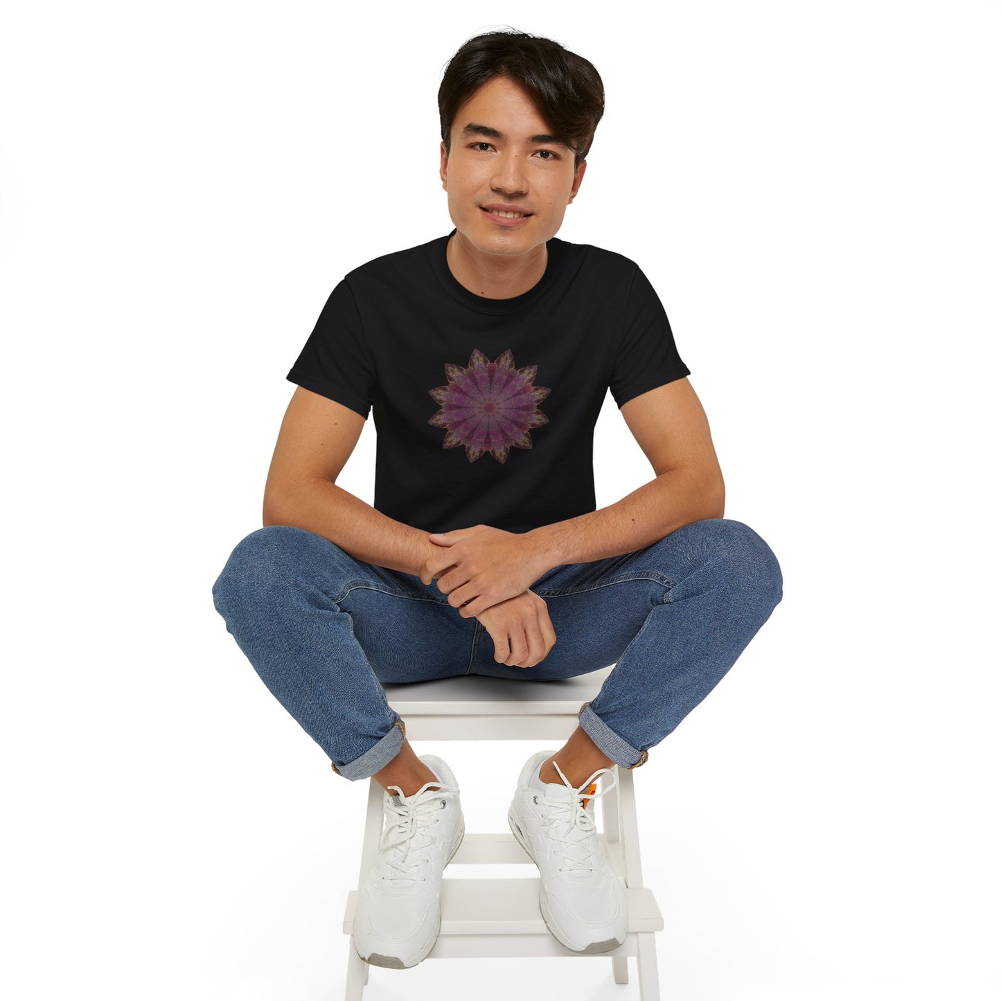Unisex Ultra Cotton Tee - Love Light Mandalas No.6