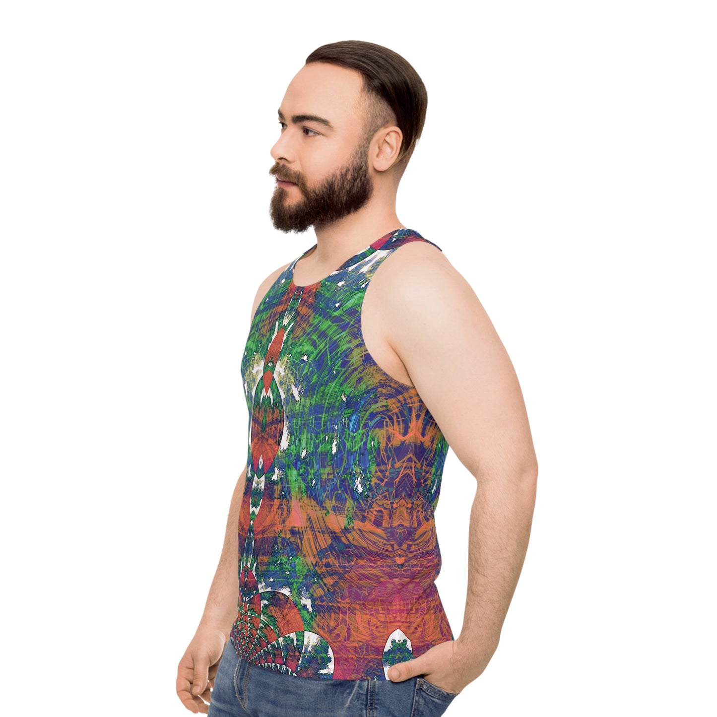 Unisex Tank Top - Love Light Fractals No.2