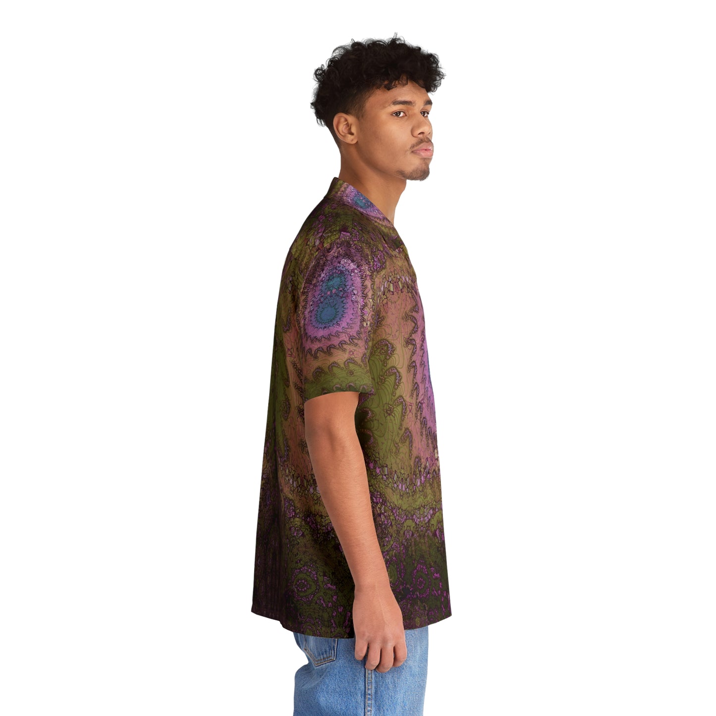 Hawaiian Shirt - Love Light Fractals No.8