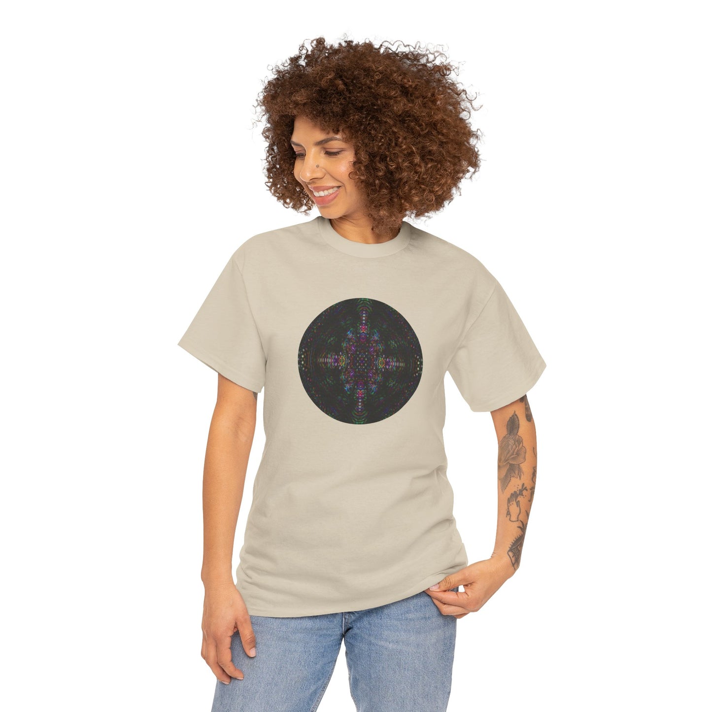 Unisex Heavy Cotton Tee - DMT Scribe Spheres No.2