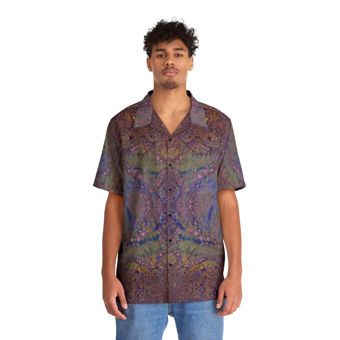 Hawaiian Shirt - Love Light Fractals No.12