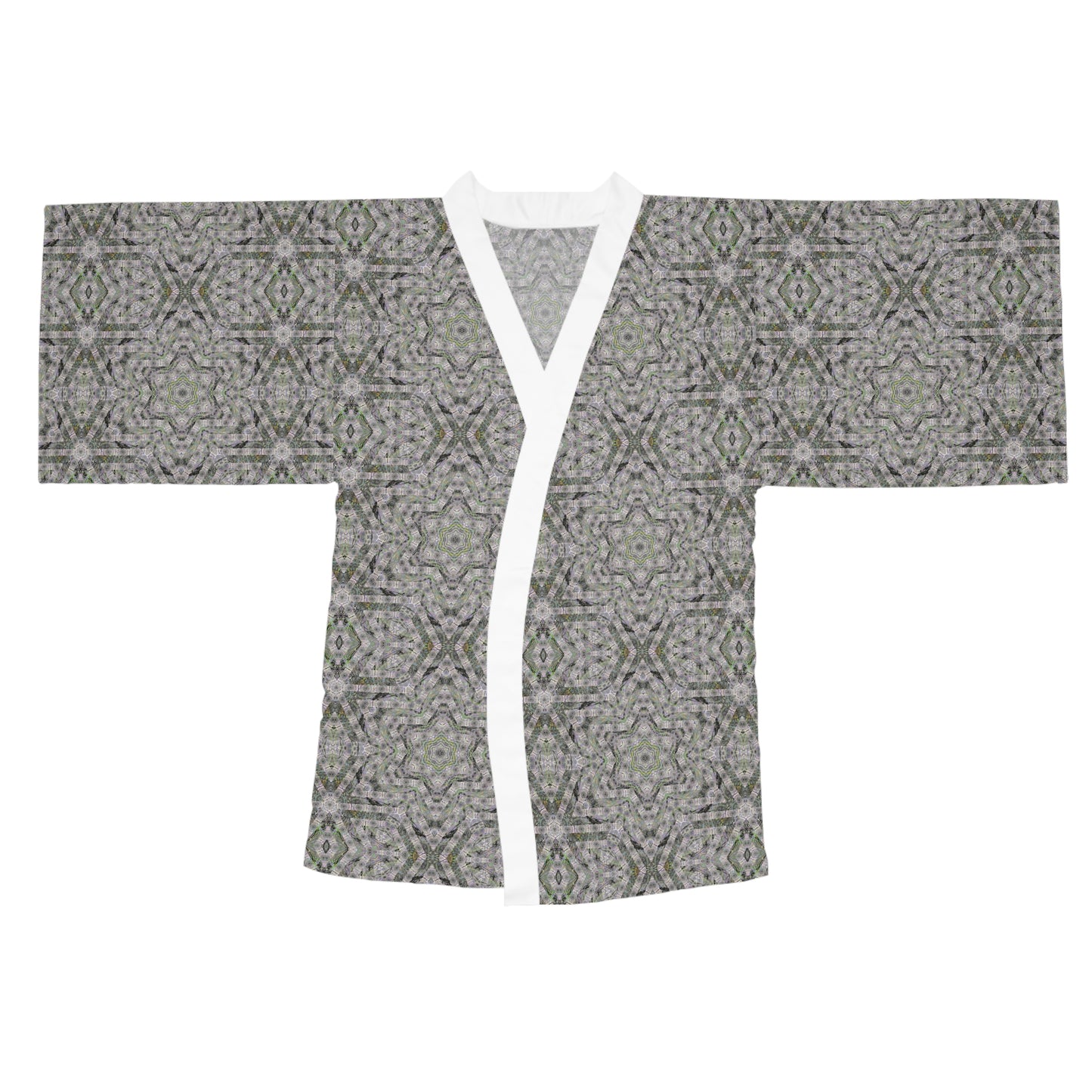 Long Sleeve Kimono Robe - P5 Kaleidoscopic No.27