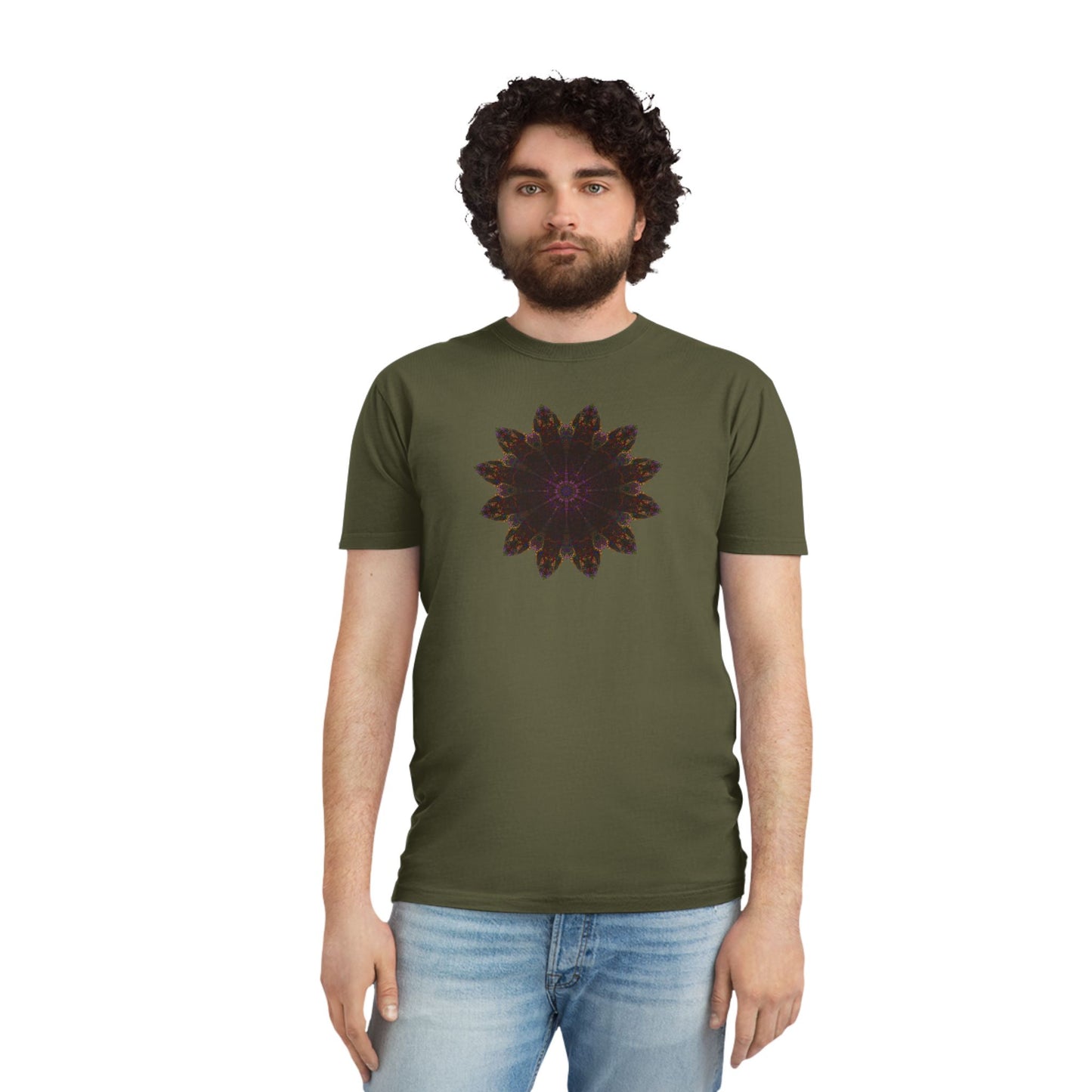 Unisex Faded Shirt - Love Light Mandalas No.12