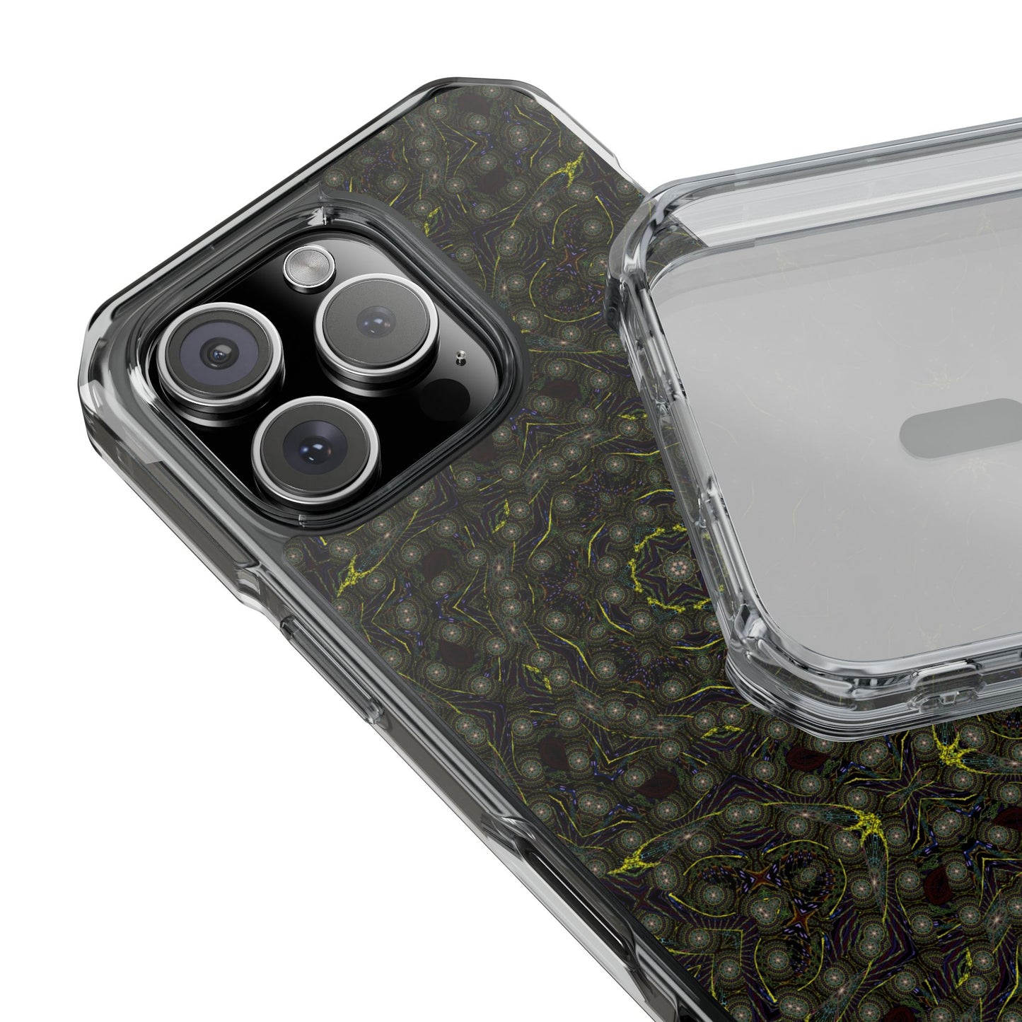 iPhone 16 Magnetic Clear Impact Case - P5 Kaleidoscopic No.2