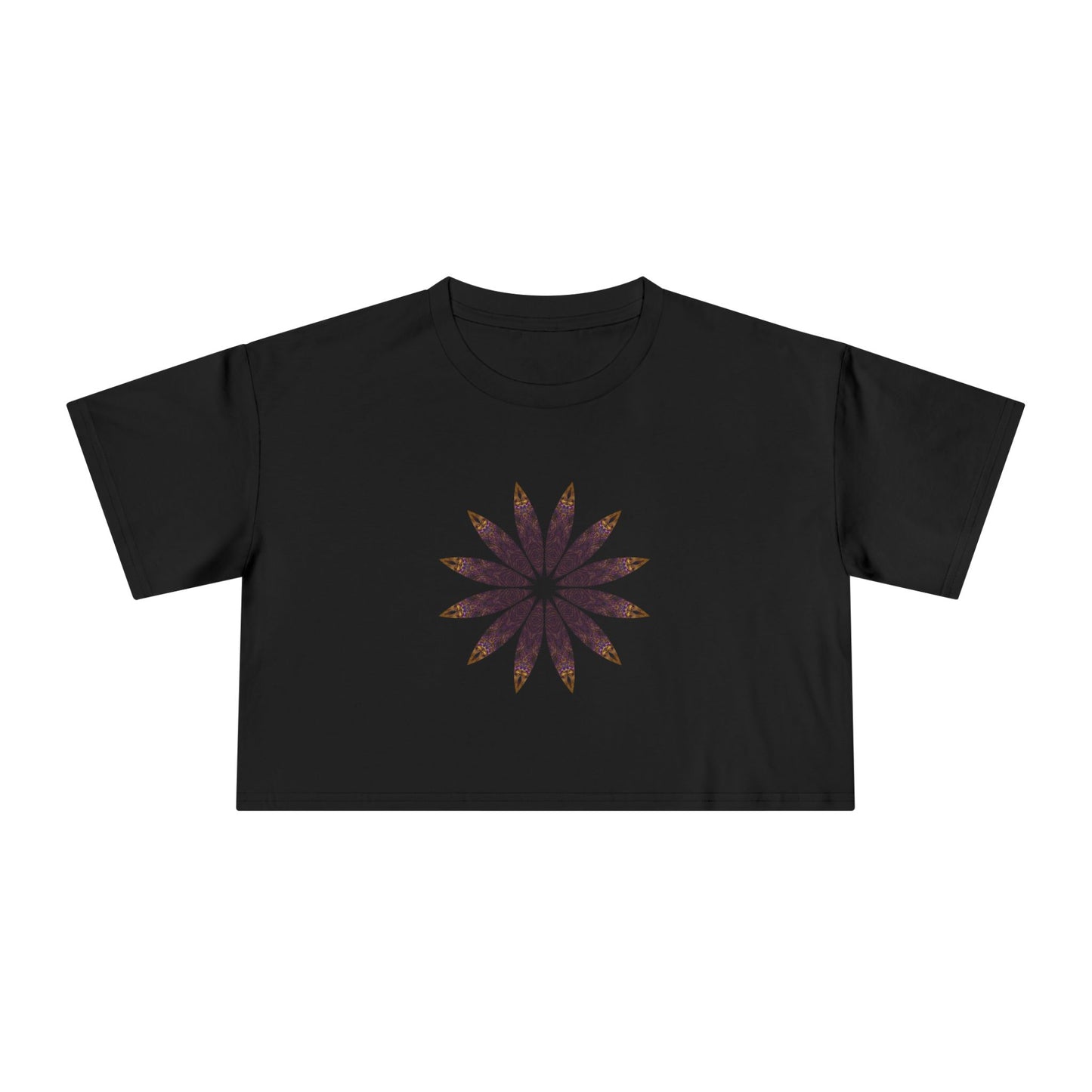 Women's Cropped Tee - Love Light Mandalas No.2