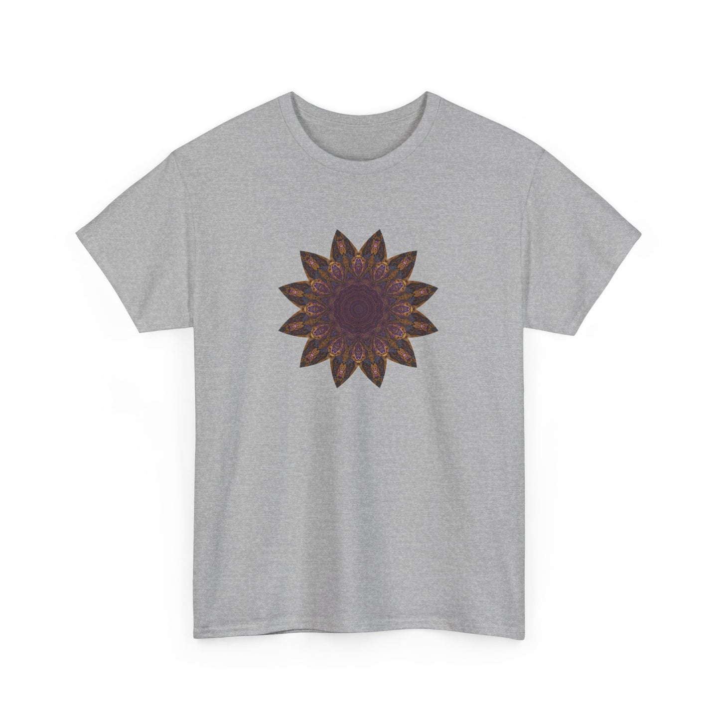 Unisex Heavy Cotton Tee - Love Light Mandalas No.1