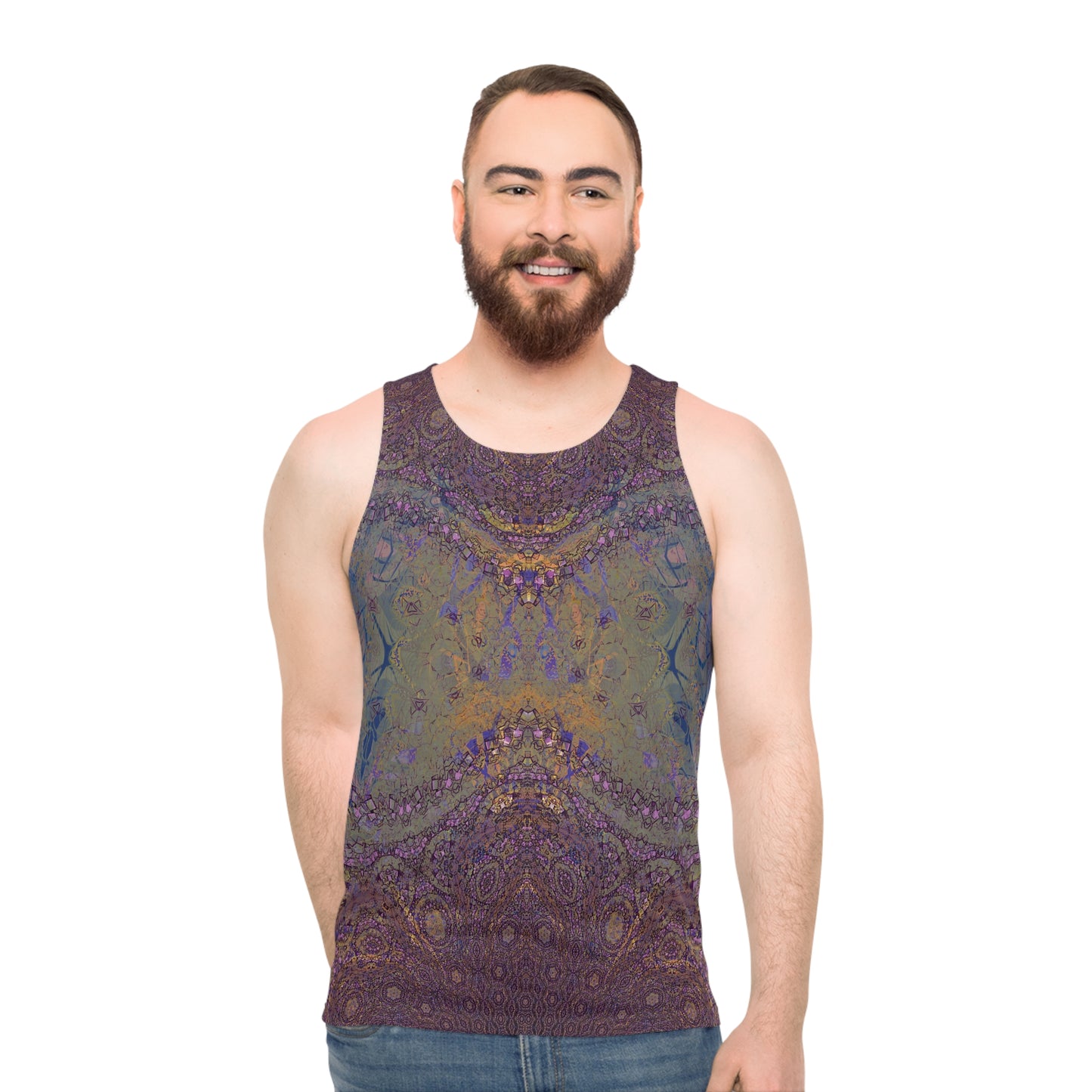 Unisex Tank Top - Love Light Fractals No.12