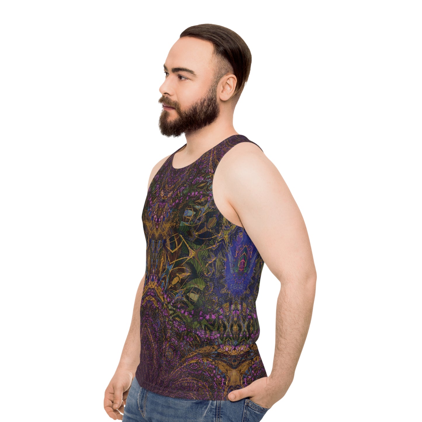 Unisex Tank Top - Love Light Fractals No.10