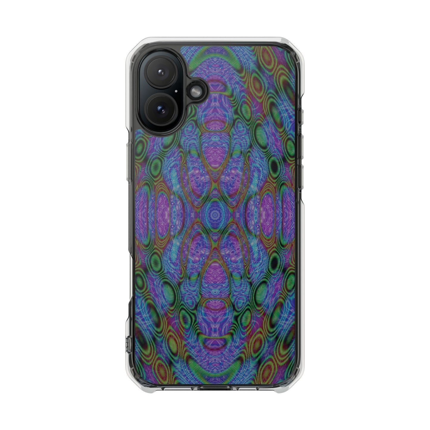 iPhone 16 Magnetic Clear Impact Case - DMT Seer No.17