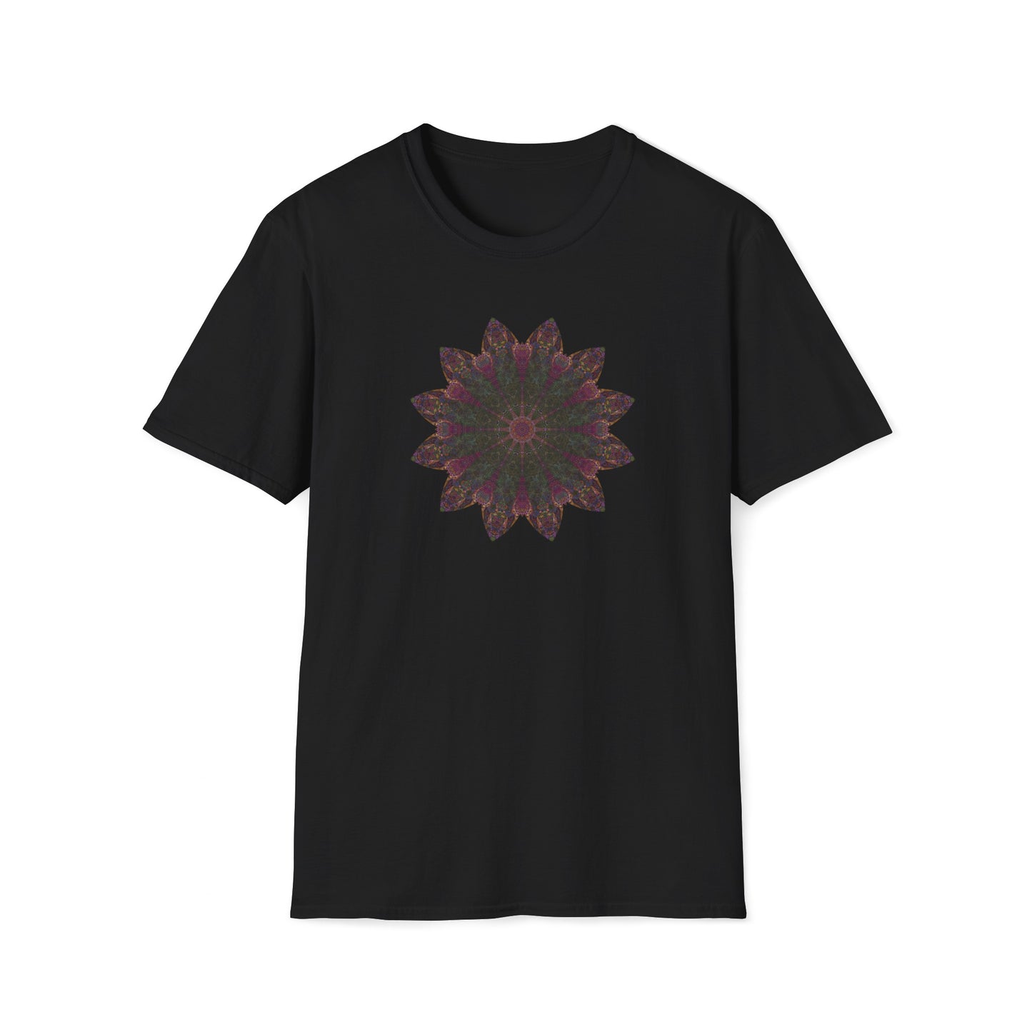 Unisex Softstyle T-Shirt - Love Light Mandalas No.7
