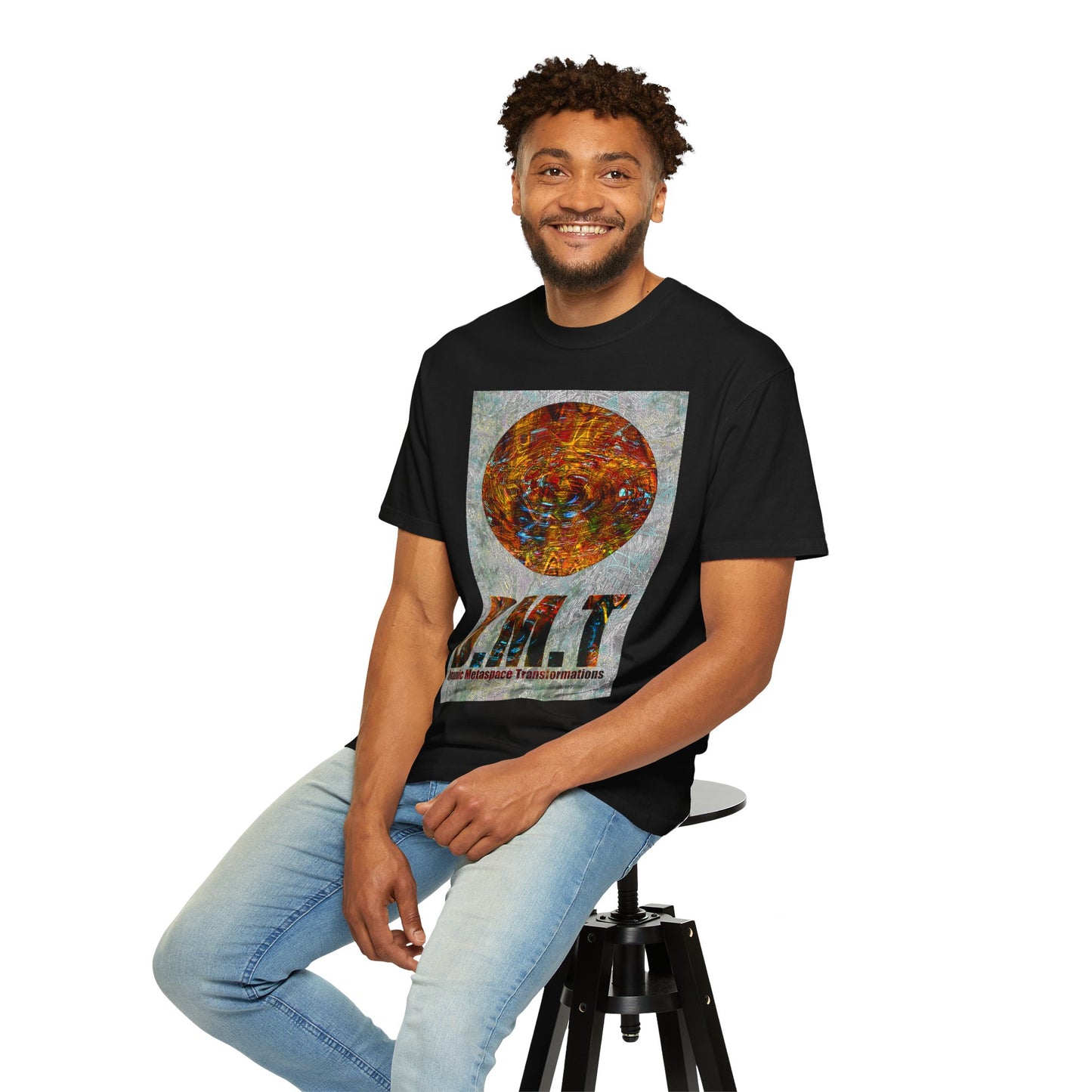 Unisex Garment-Dyed T-shirt - DMT Spheres No.1