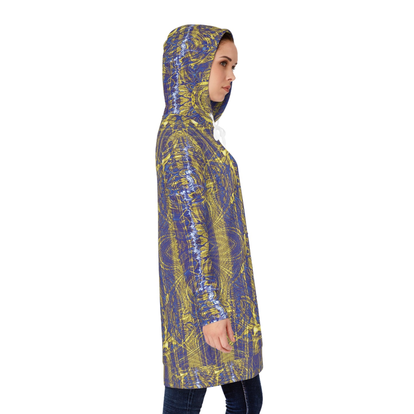 Women's Hoodie Dress - Love Light Fractals No.1