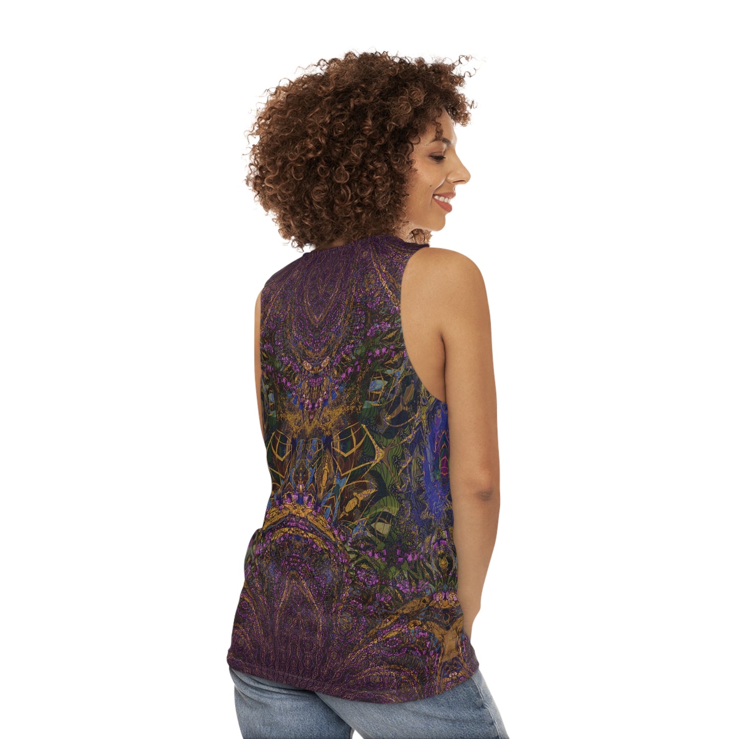 Unisex Tank Top - Love Light Fractals No.10