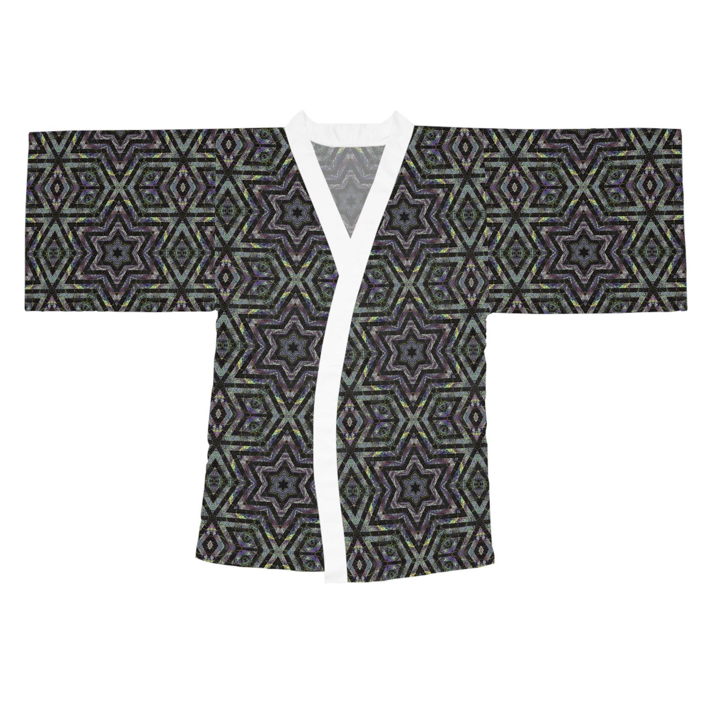 Long Sleeve Kimono Robe - P5 Kaleidoscopic No.5