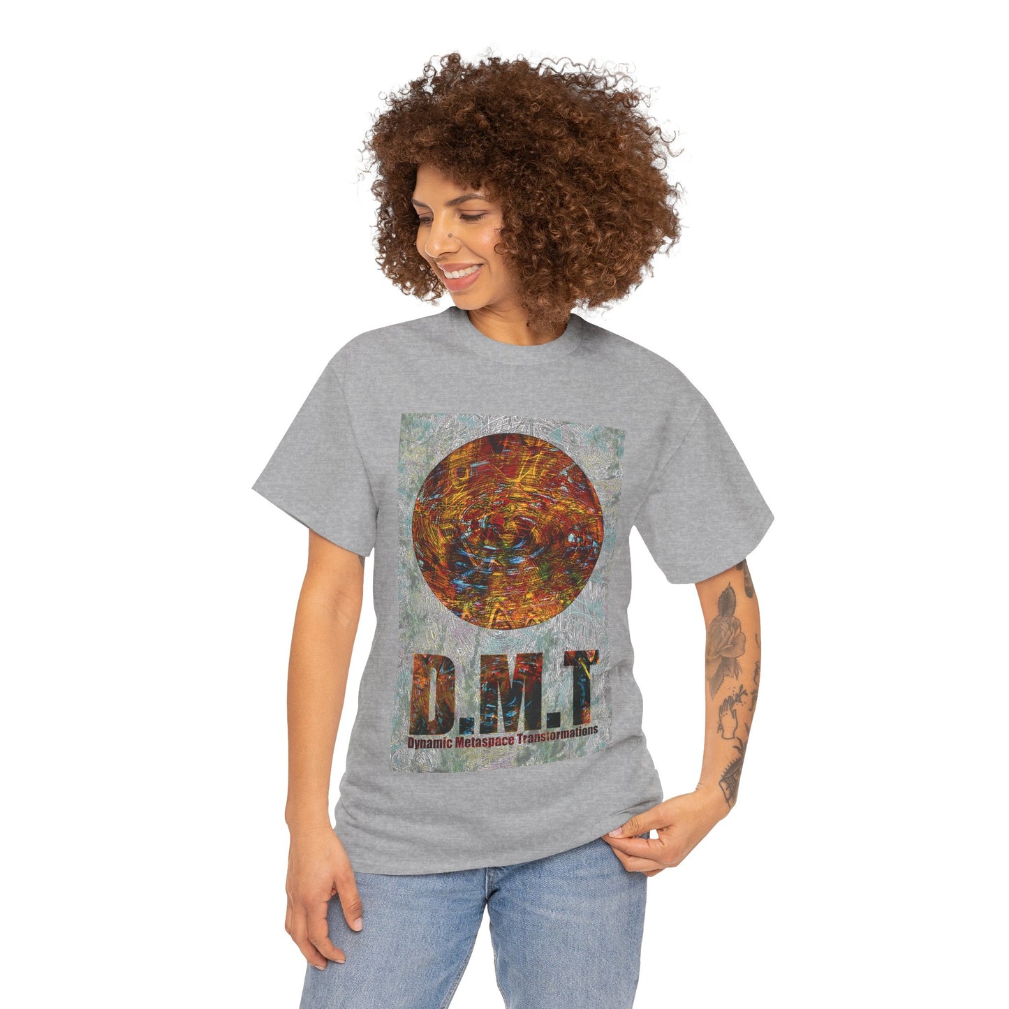 Unisex Heavy Cotton Tee - DMT Spheres No.1