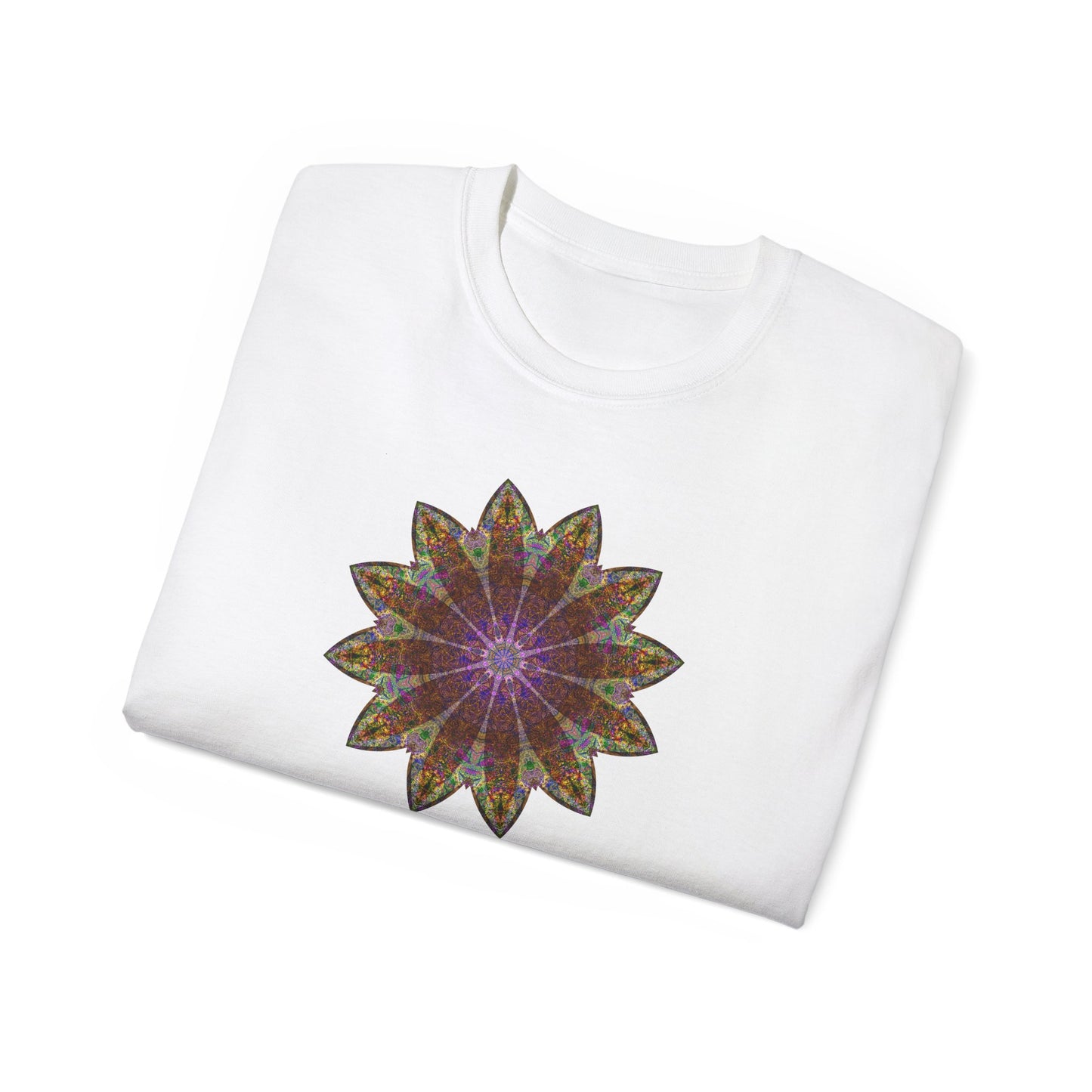 Unisex Ultra Cotton Tee - Love Light Mandalas No.13