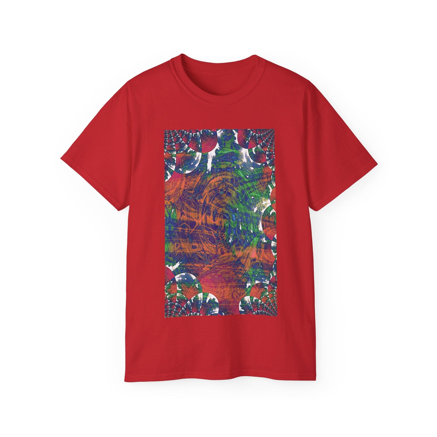 Unisex Ultra Cotton Tee - Love Light Fractals No.2