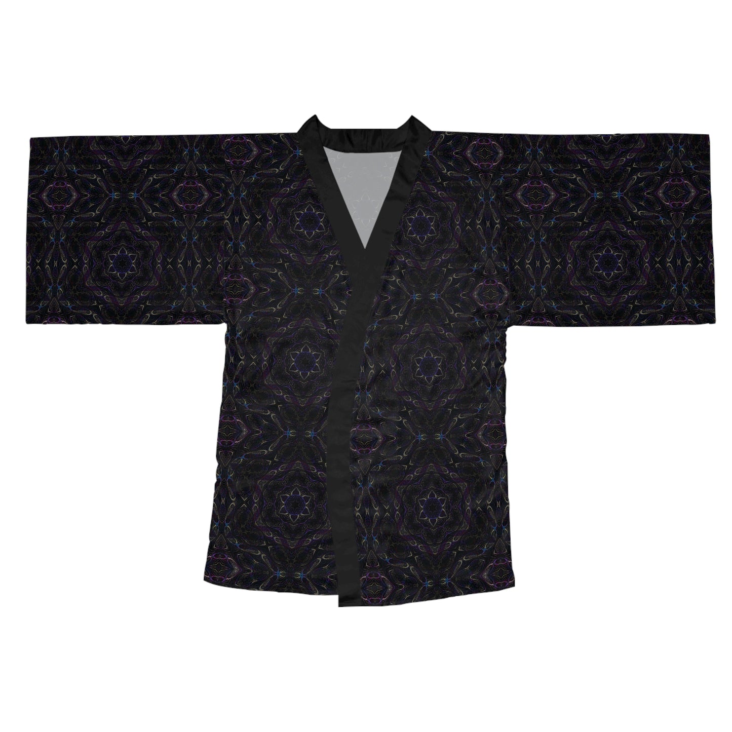 Long Sleeve Kimono Robe - P5 Kaleidoscopic No.13