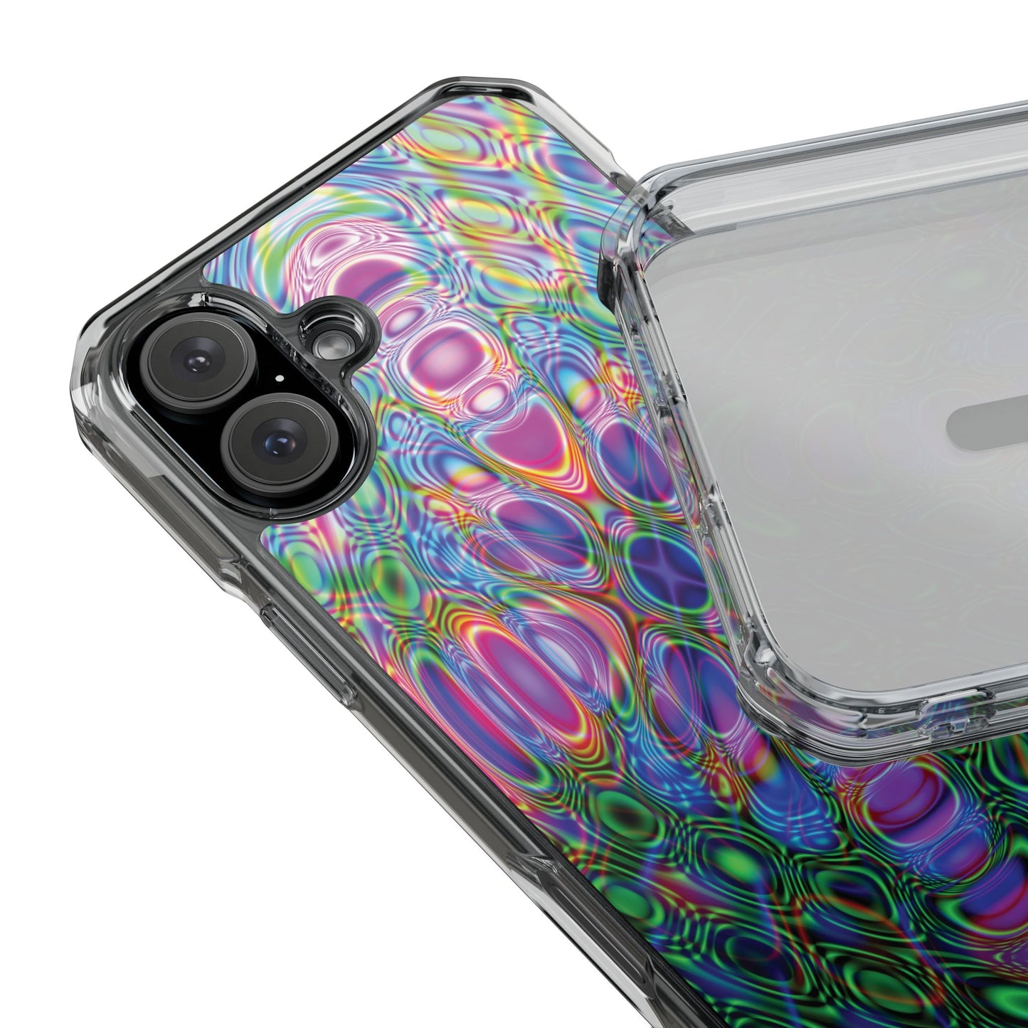 iPhone 16 Magnetic Clear Impact Case - DMT Seer No.2