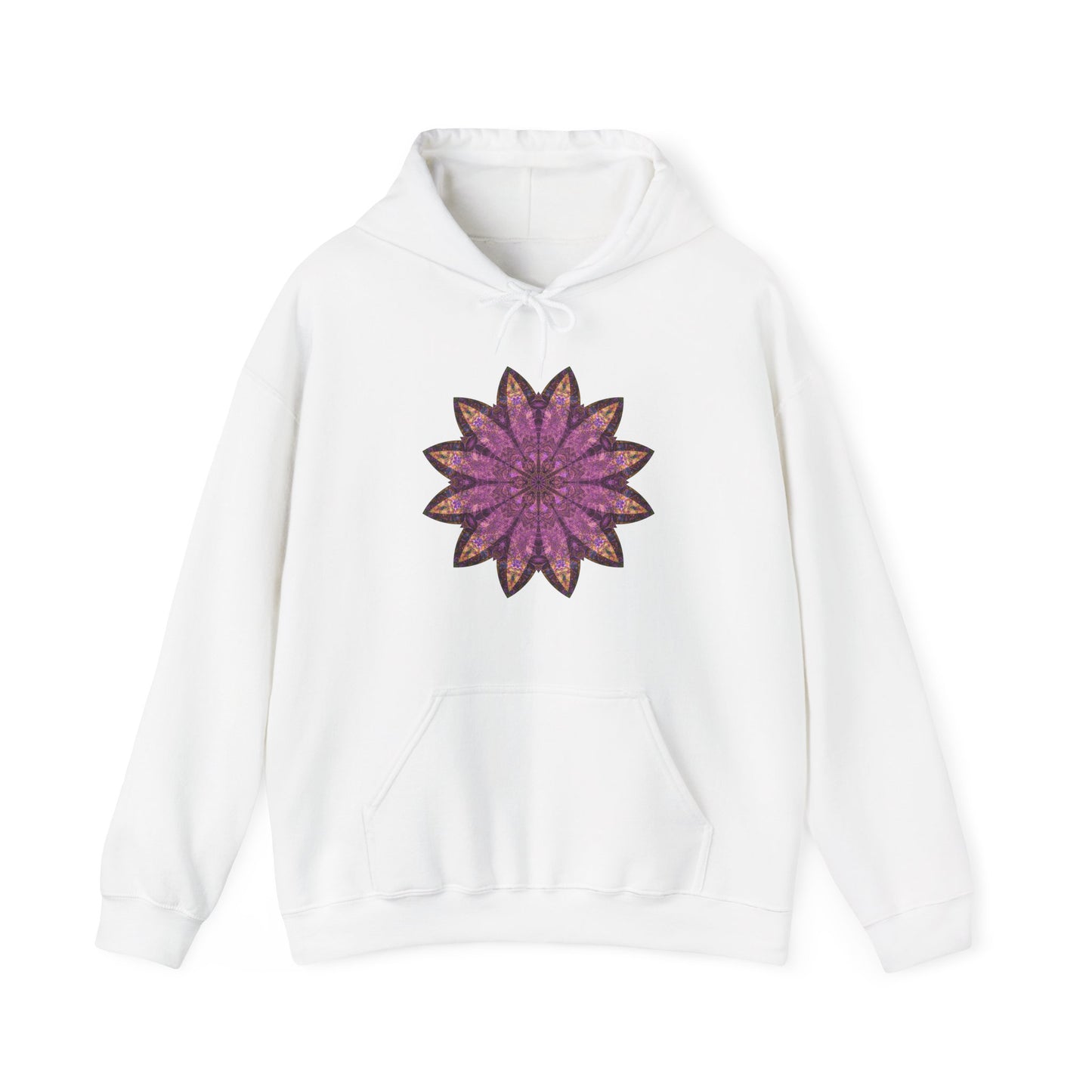 Unisex Heavy Blend™ Hooded Sweatshirt - Love Light Mandalas No.16