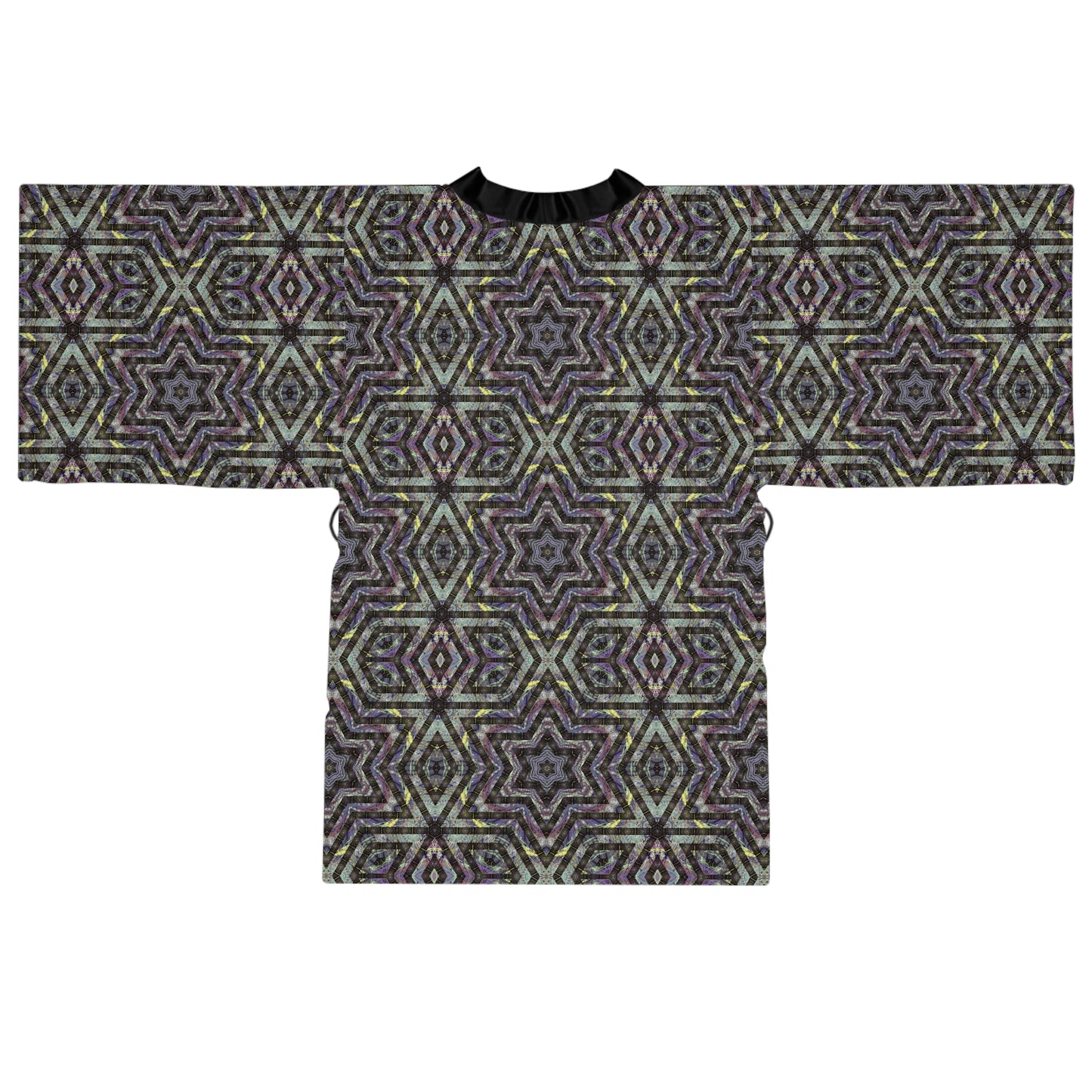 Long Sleeve Kimono Robe - P5 Kaleidoscopic No.1