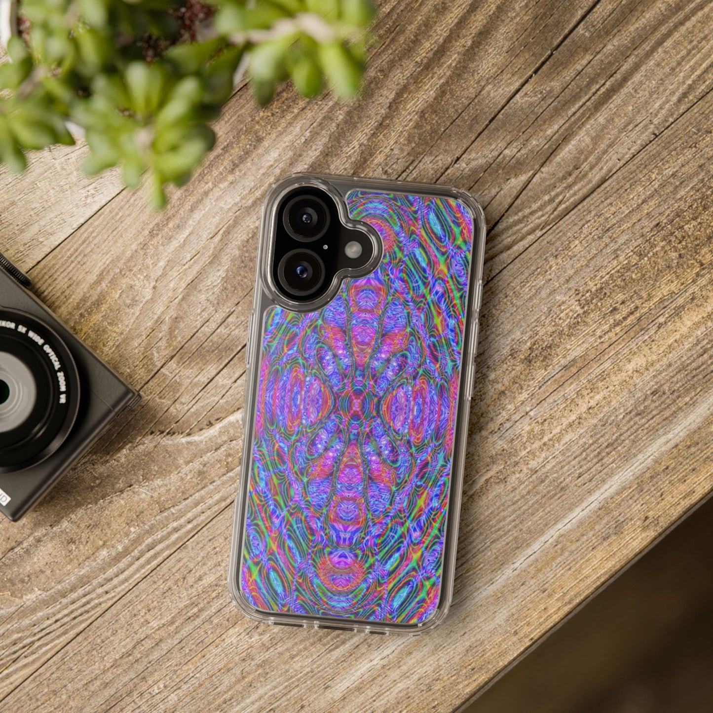 iPhone 16 Clear Case – DMT Seer No.22