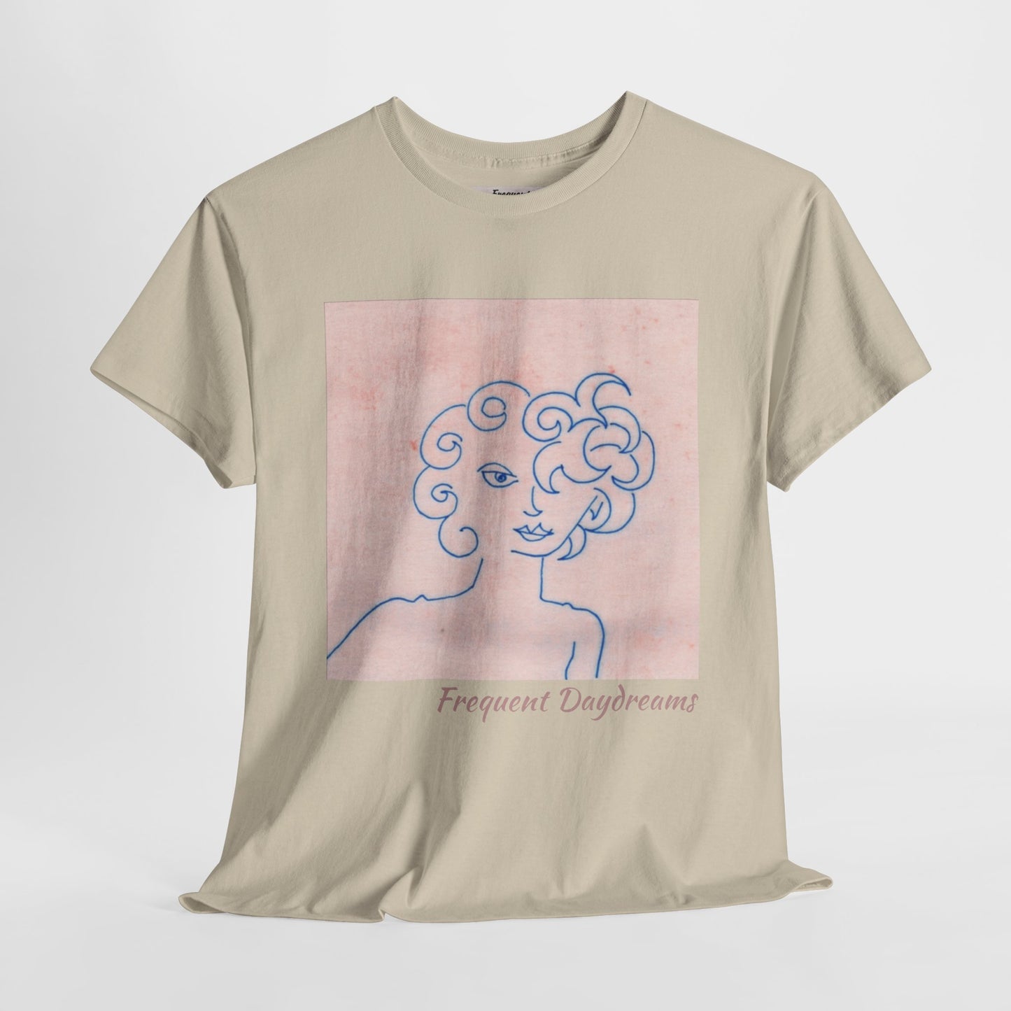 Unisex Heavy Cotton Tee - Frequent Daydreams Sketch No.47