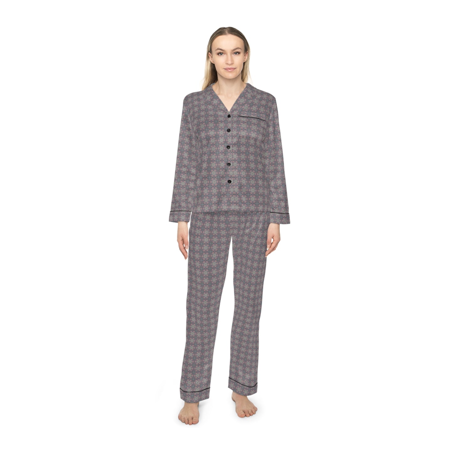 Women's Satin Pajamas - DK Series No.9