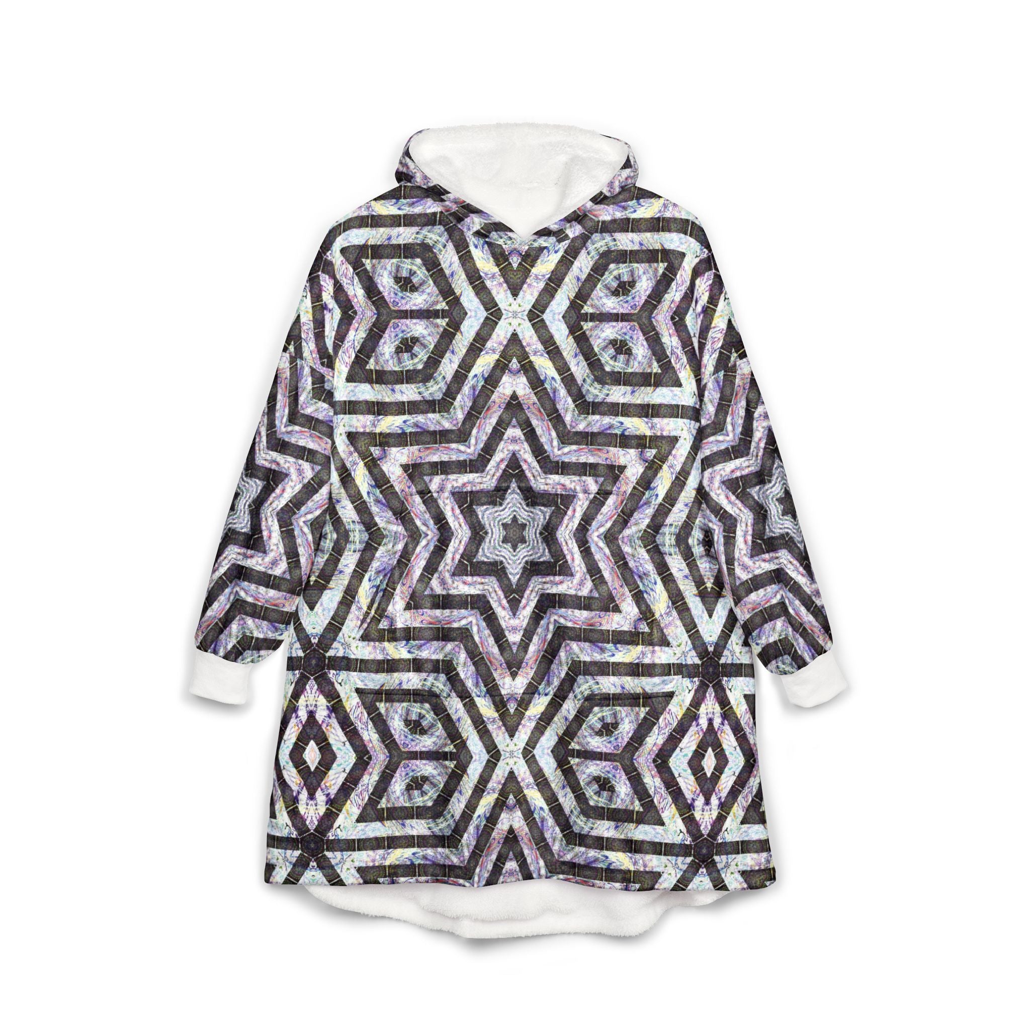 Unisex Hooded Blanket - P5 Kaleidoscopic No. 20