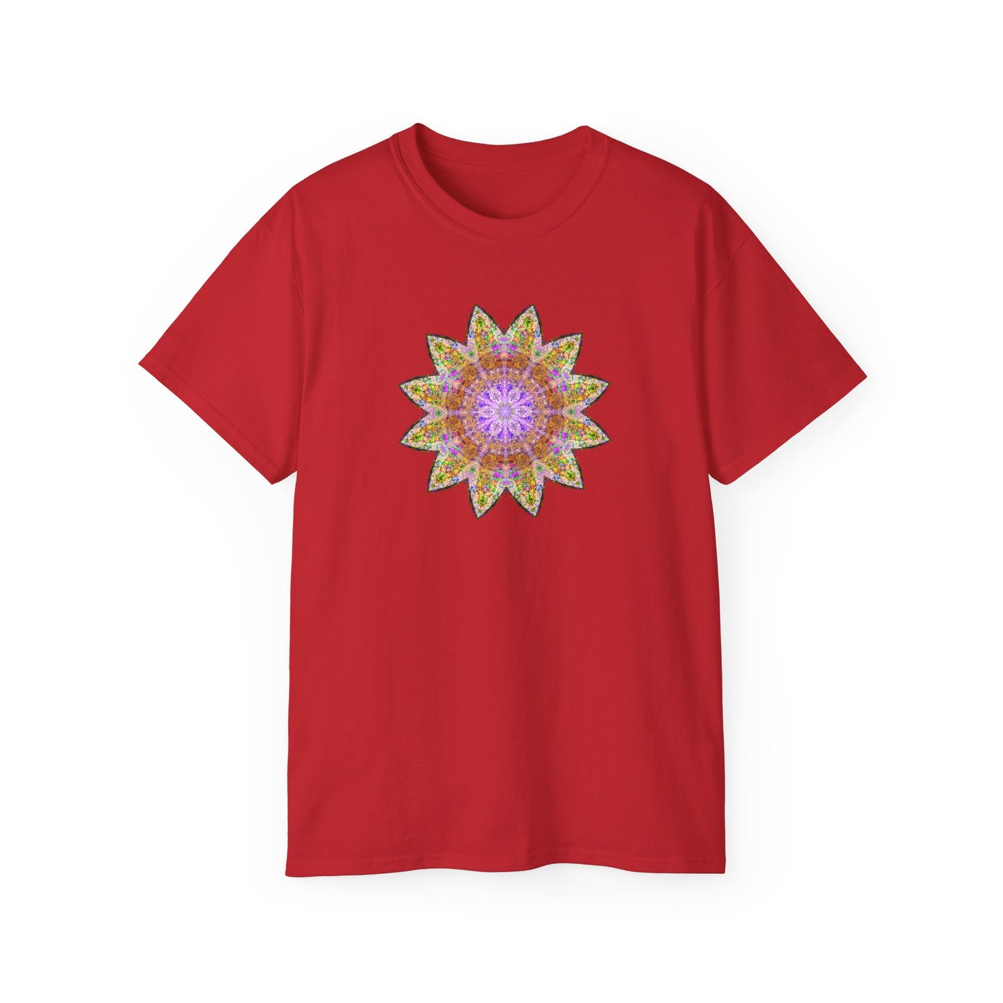 Unisex Ultra Cotton Tee - Love Light Mandalas No.14