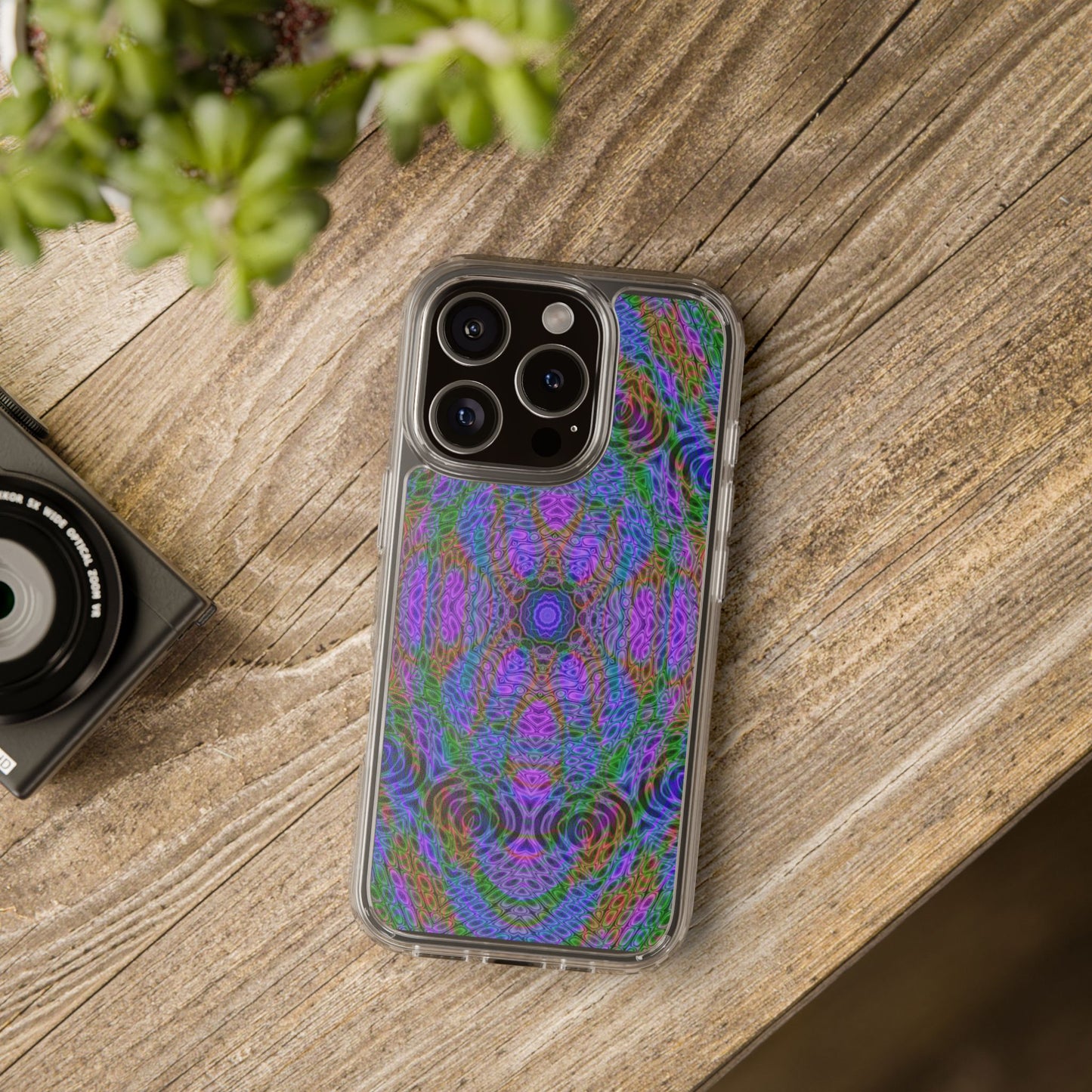iPhone 16 Clear Case – DMT Seer No.21