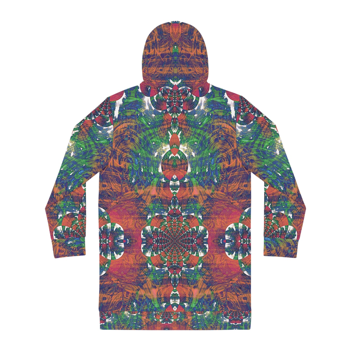 Women's Hoodie Dress - Love Light Fractals No.2