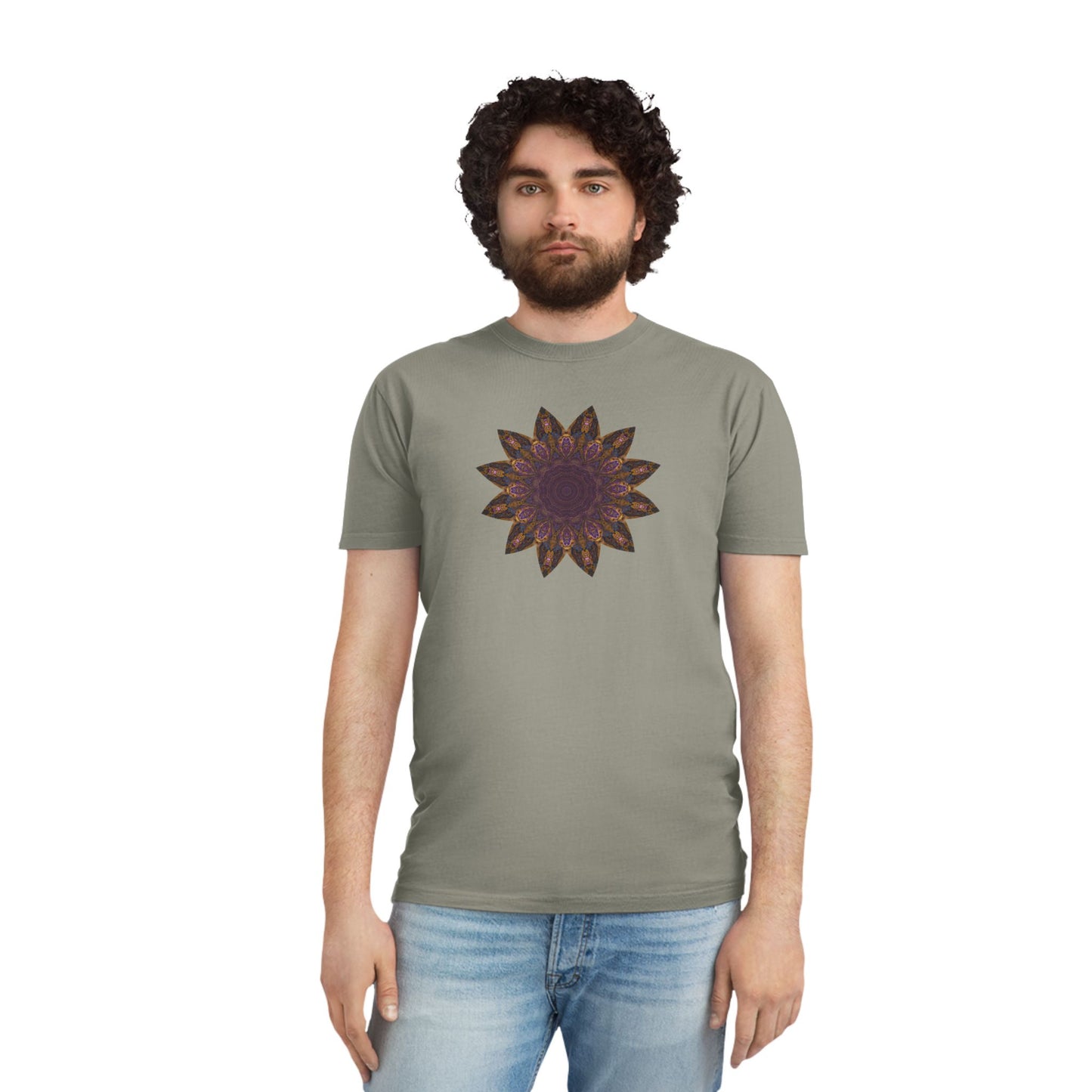 Unisex Faded Shirt - Love Light Mandalas No.1