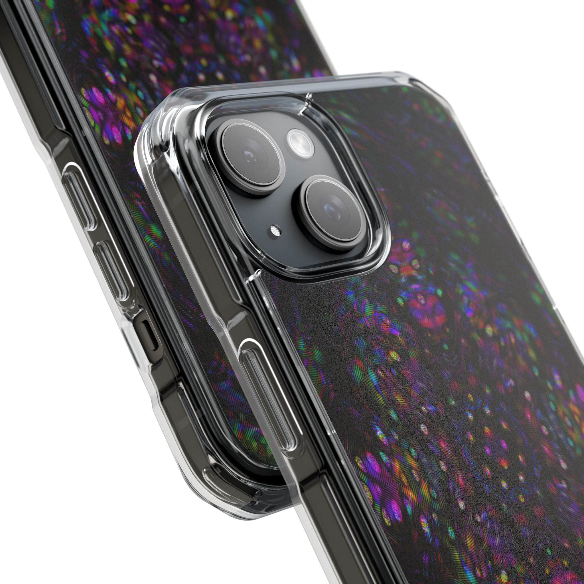 iPhone 15 Magnetic Clear Impact Case - DMT Scribe Tiles No.3