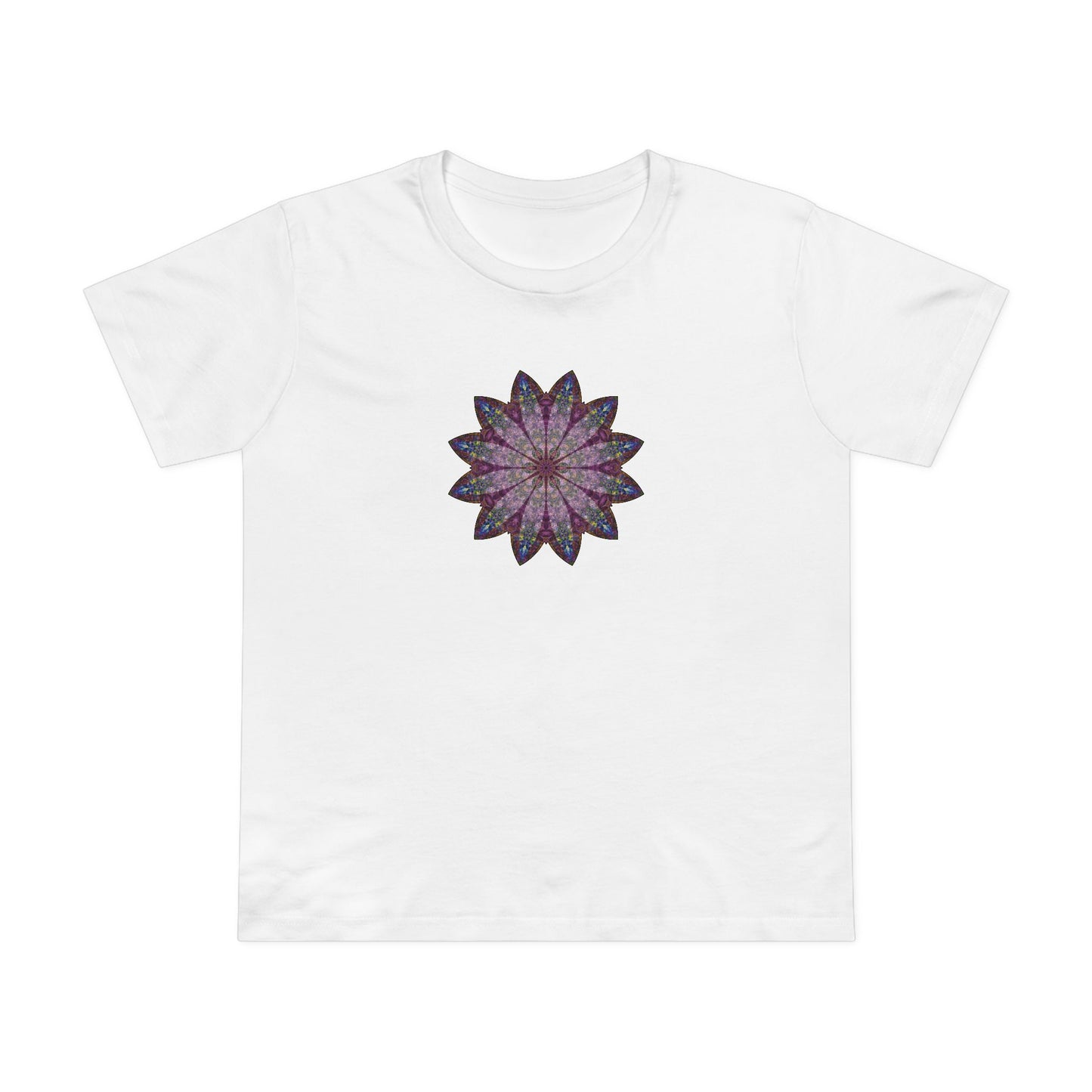 Women’s Maple Tee - Love Light Mandalas No.17