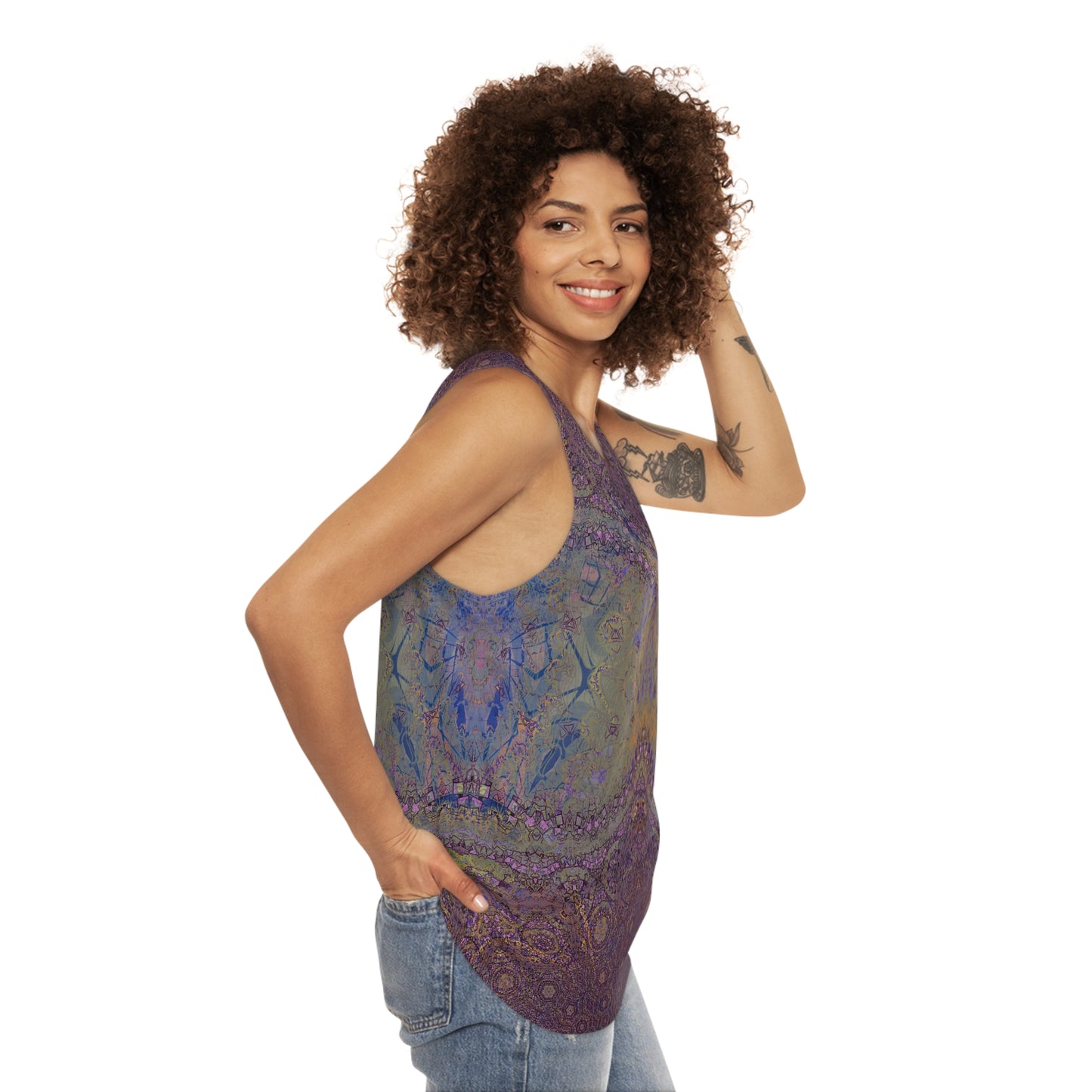 Unisex Tank Top - Love Light Fractals No.12