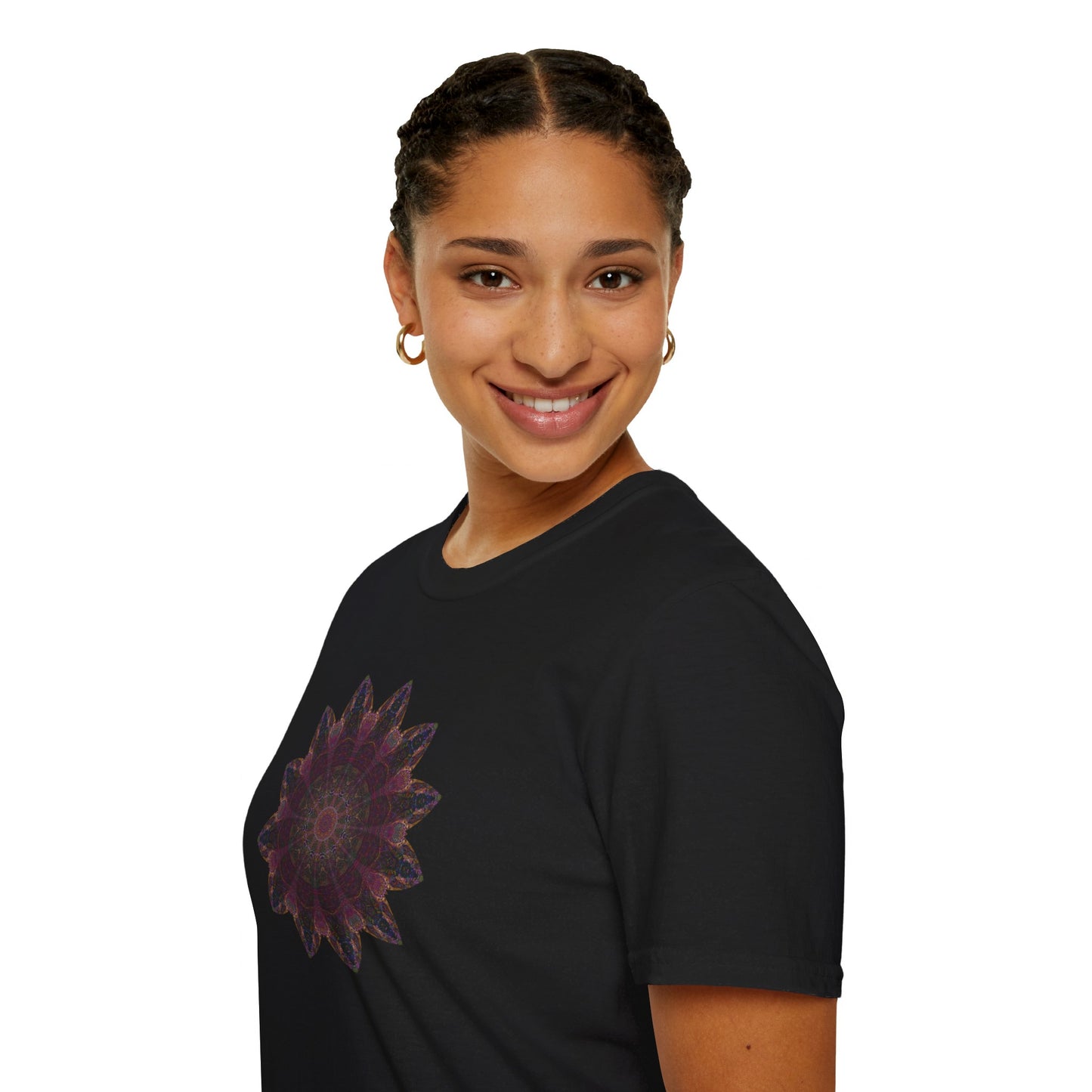 Unisex Softstyle T-Shirt - Love Light Mandalas No.8