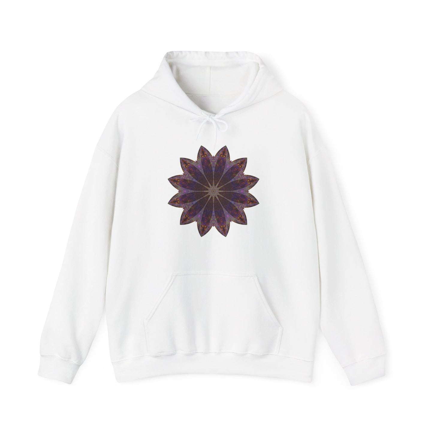 Unisex Heavy Blend™ Hooded Sweatshirt - Love Light Mandalas No.11