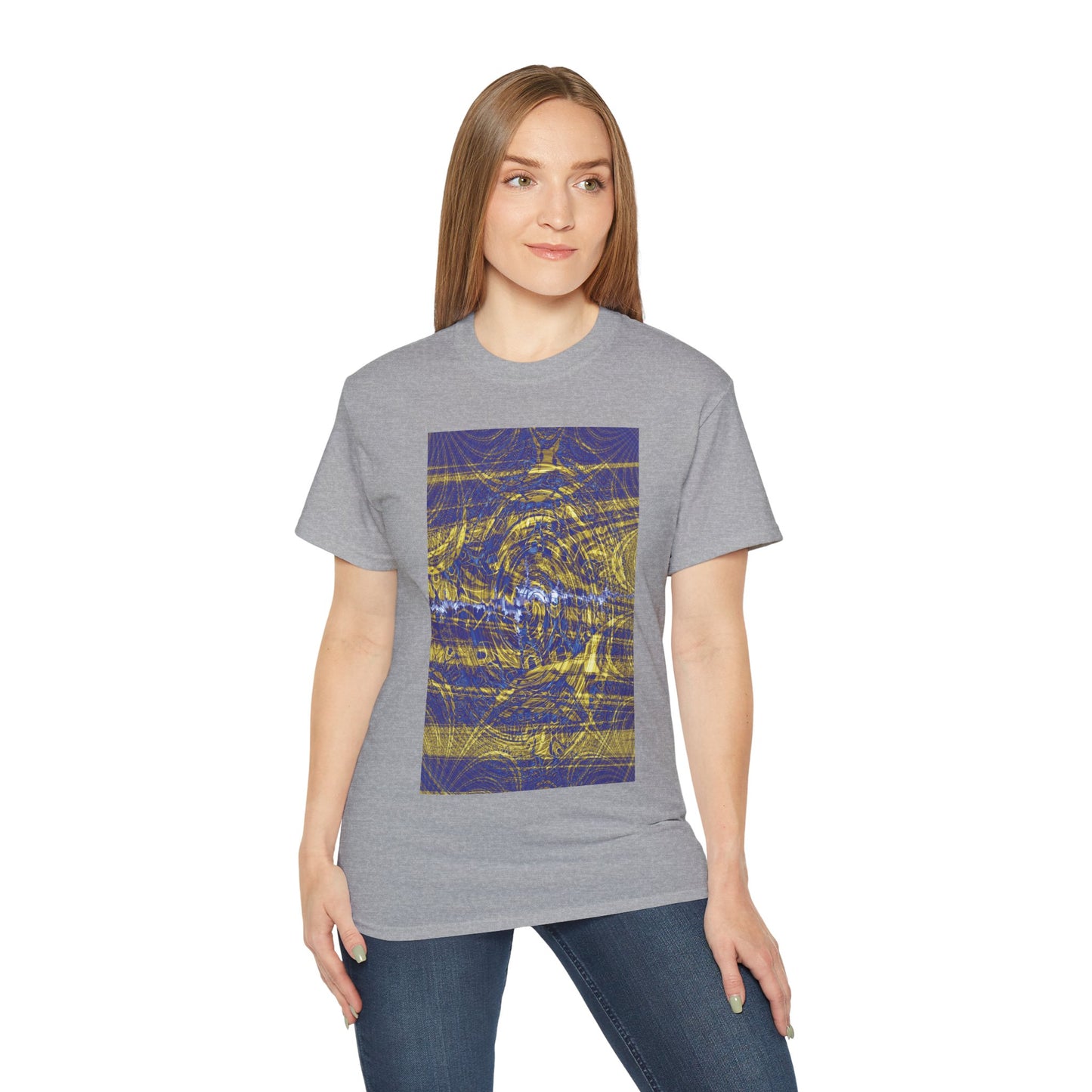 Unisex Ultra Cotton Tee - Love Light Fractals No.1