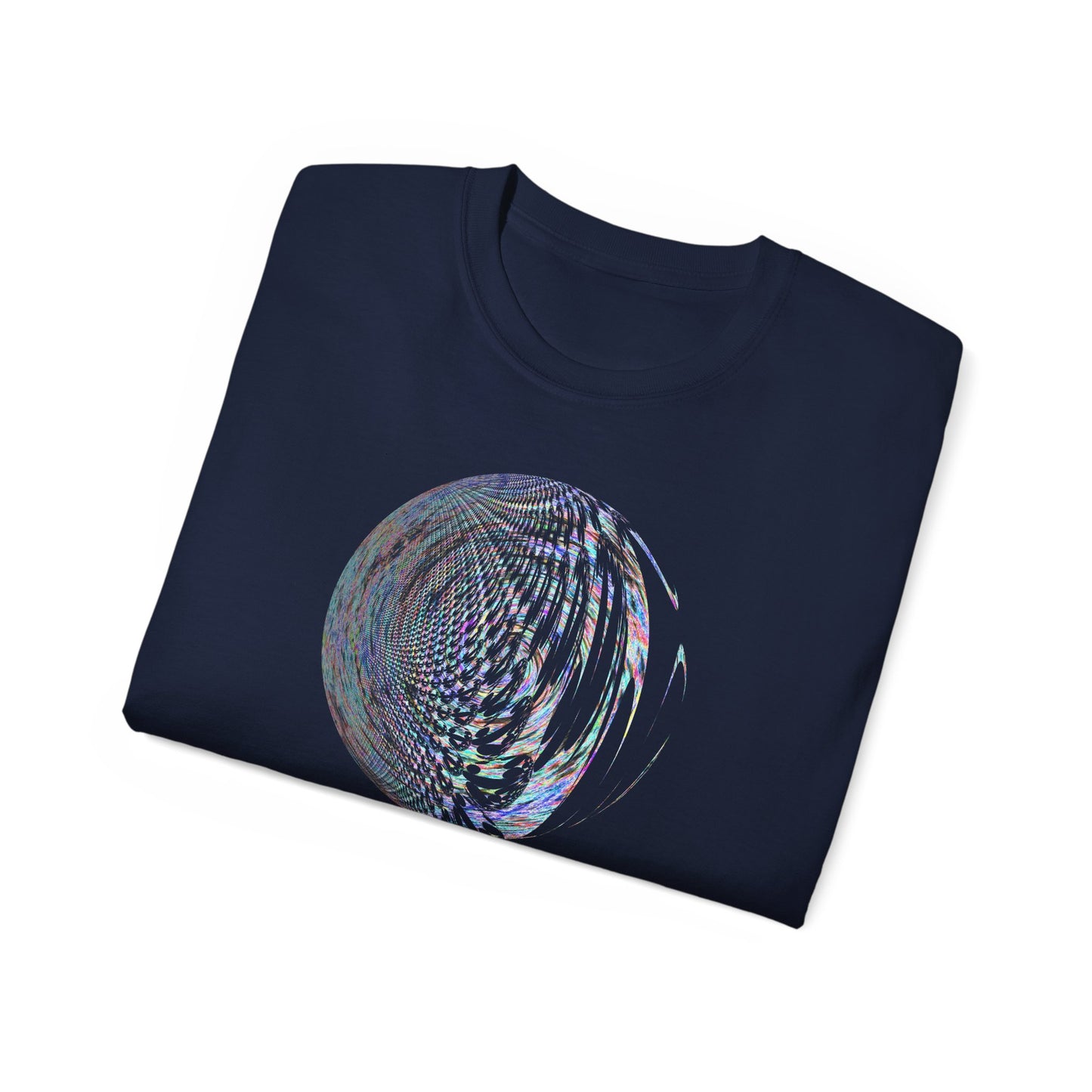 Unisex Ultra Cotton Tee - Fractal Moon No.2