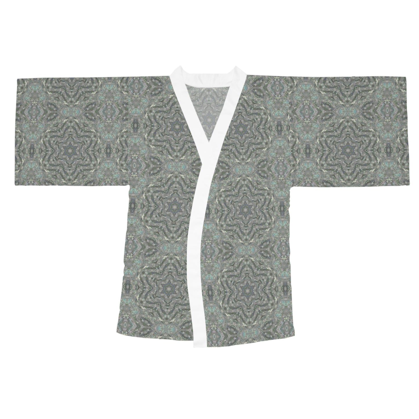 Long Sleeve Kimono Robe - P5 Kaleidoscopic No.28
