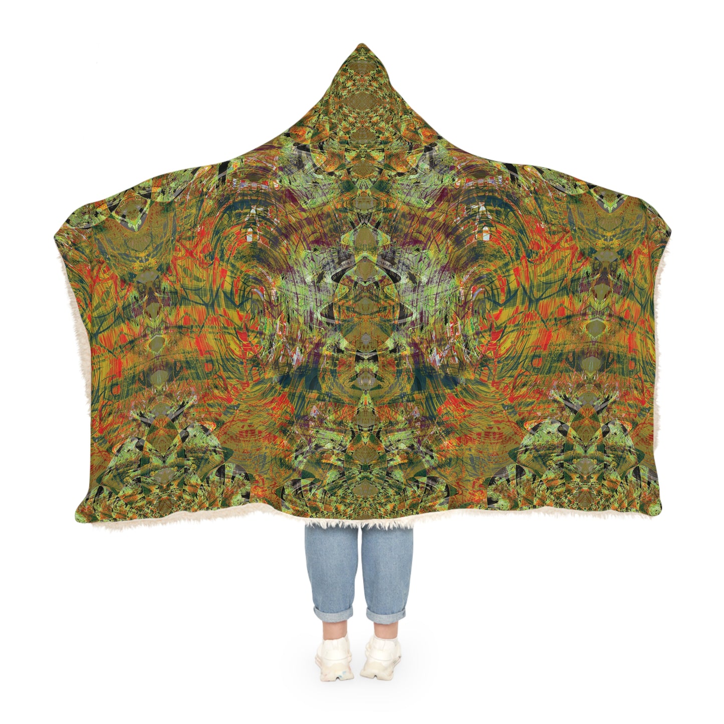 Snuggle Blanket - Love Light Fractals No.4