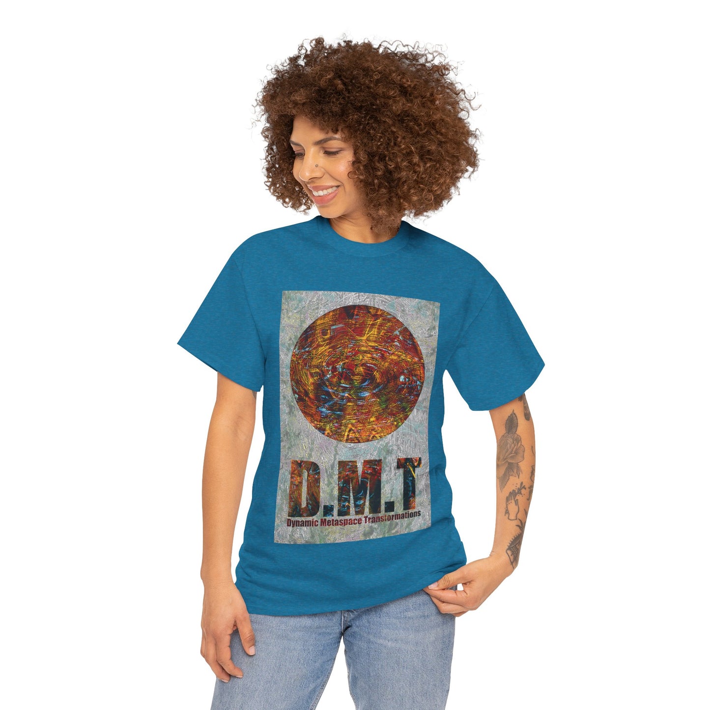 Unisex Heavy Cotton Tee - DMT Spheres No.1