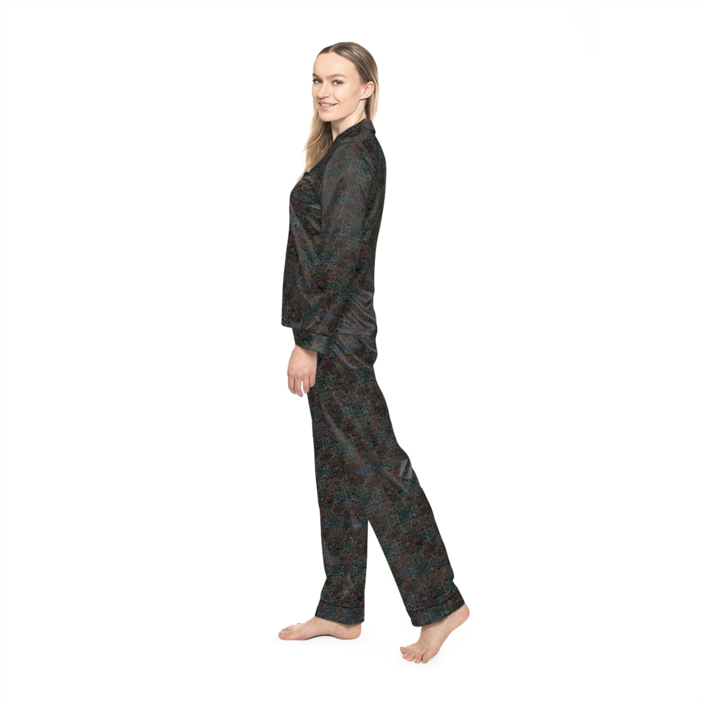 Women's Satin Pajamas - Hidden Weave No.10