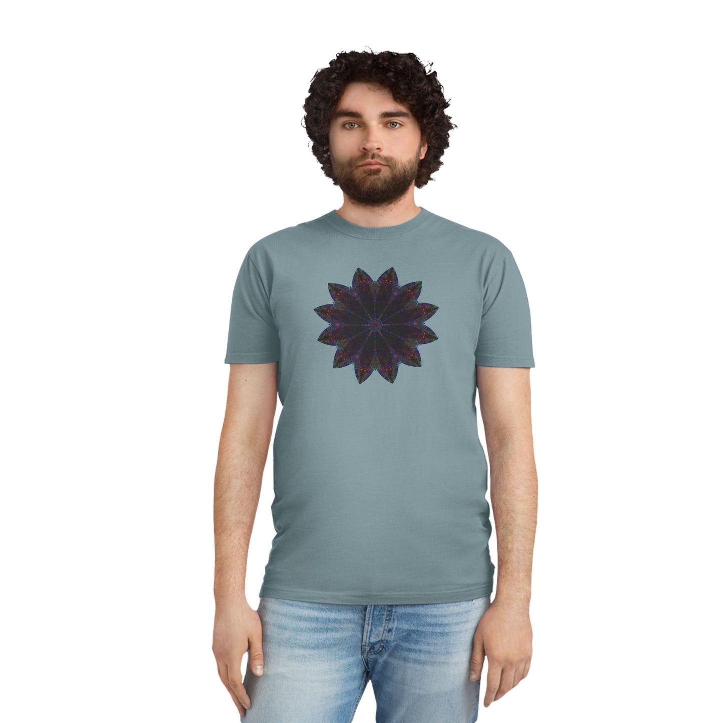 Unisex Faded Shirt - Love Light Mandalas No.25