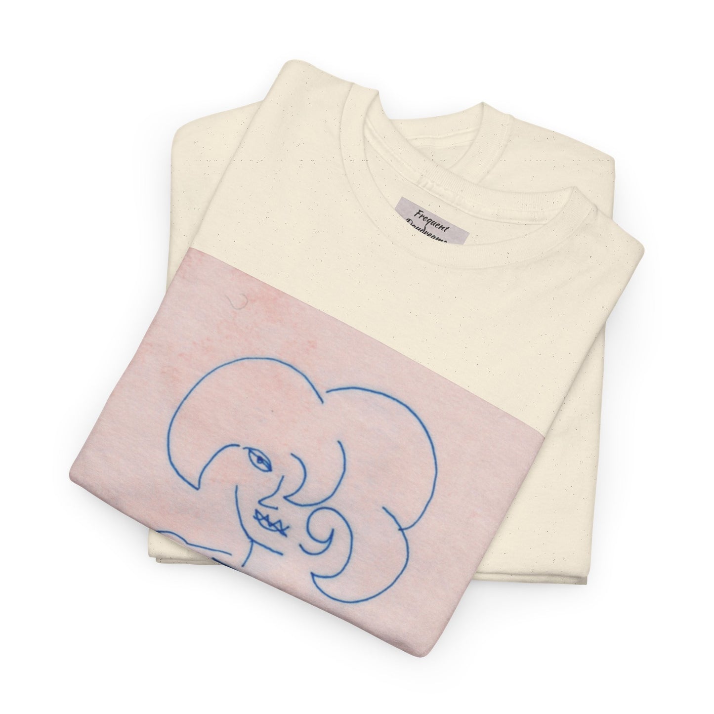 Unisex Heavy Cotton Tee - Frequent Daydreams Sketch No.45