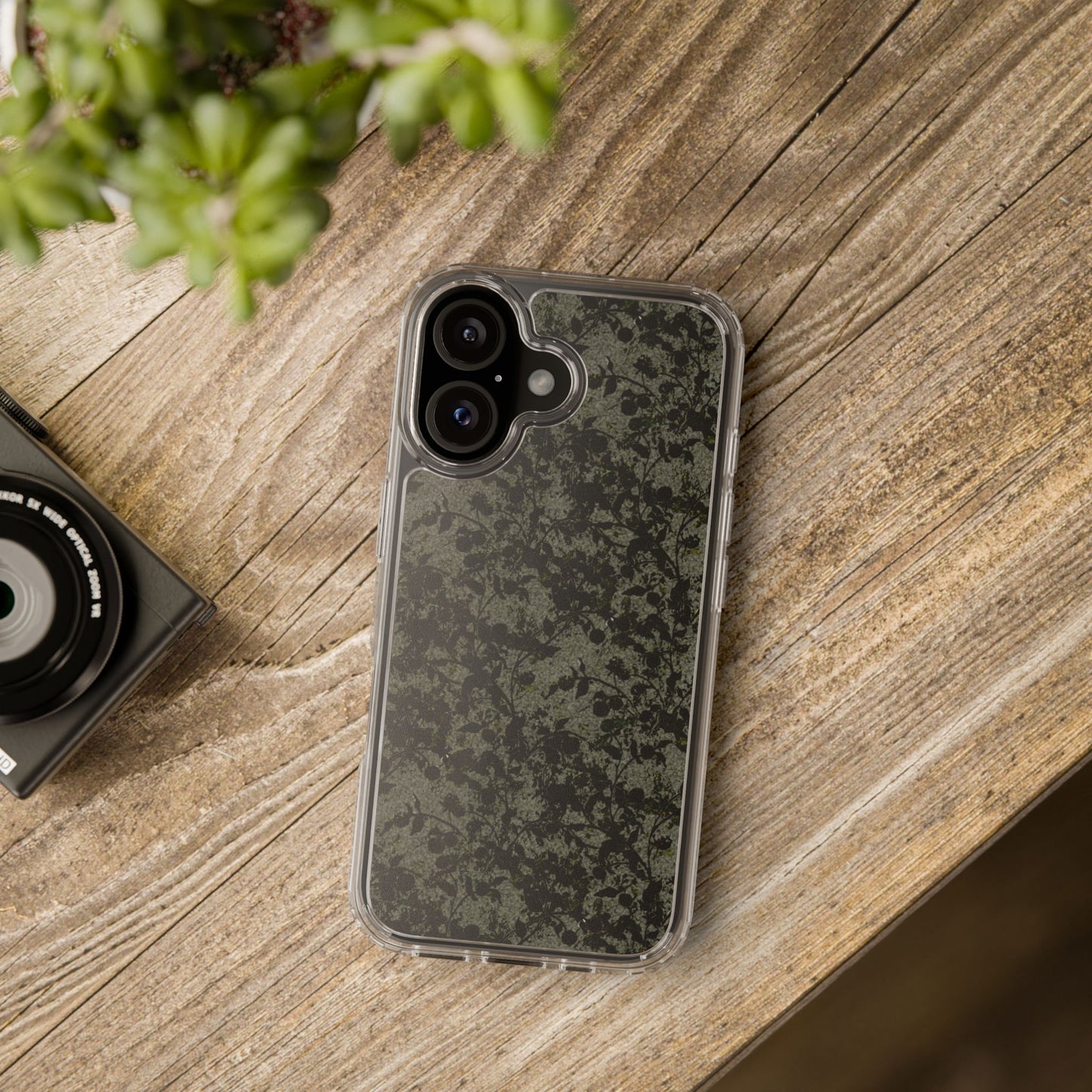 iPhone 16 Clear Case – Hidden Weave Series V3 No.25