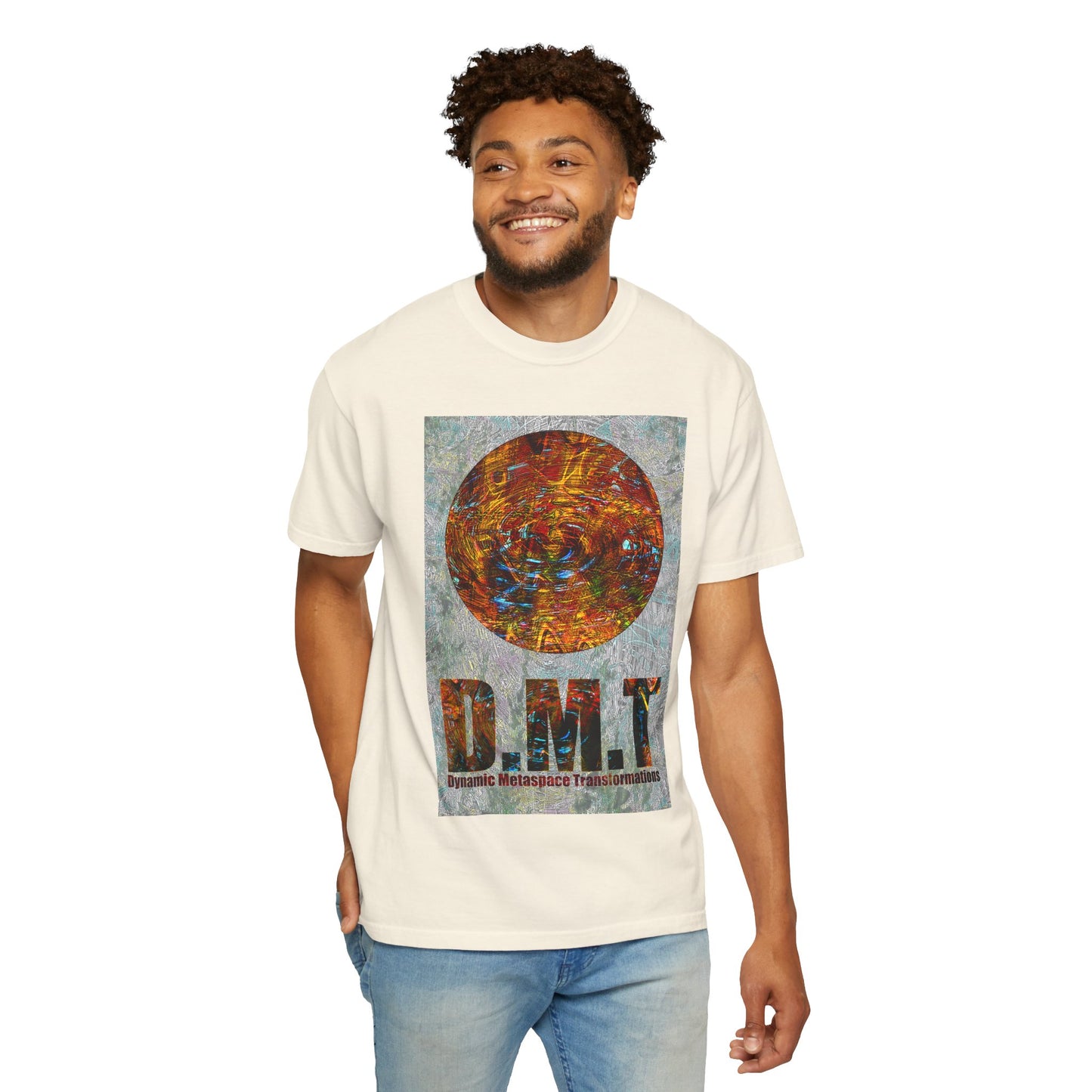 Unisex Garment-Dyed T-shirt - DMT Spheres No.1